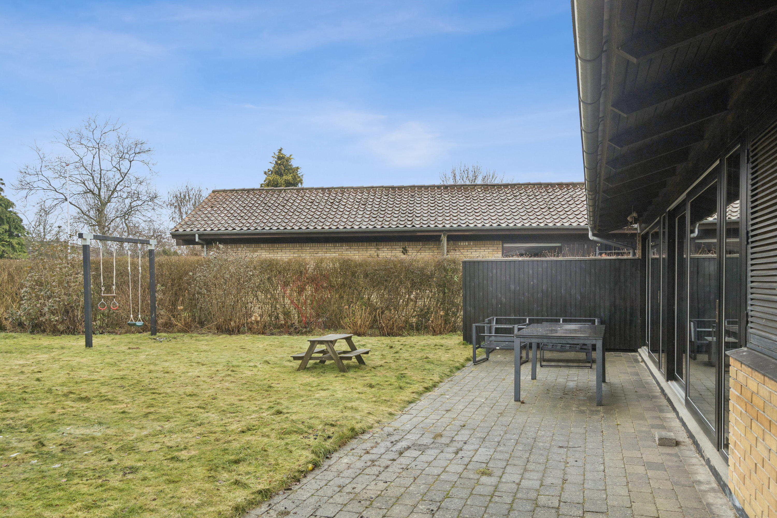 Fremhævet terrasse billede i fuldskærmstilstand. Billede af Filippavej 28, 8270 Højbjerg