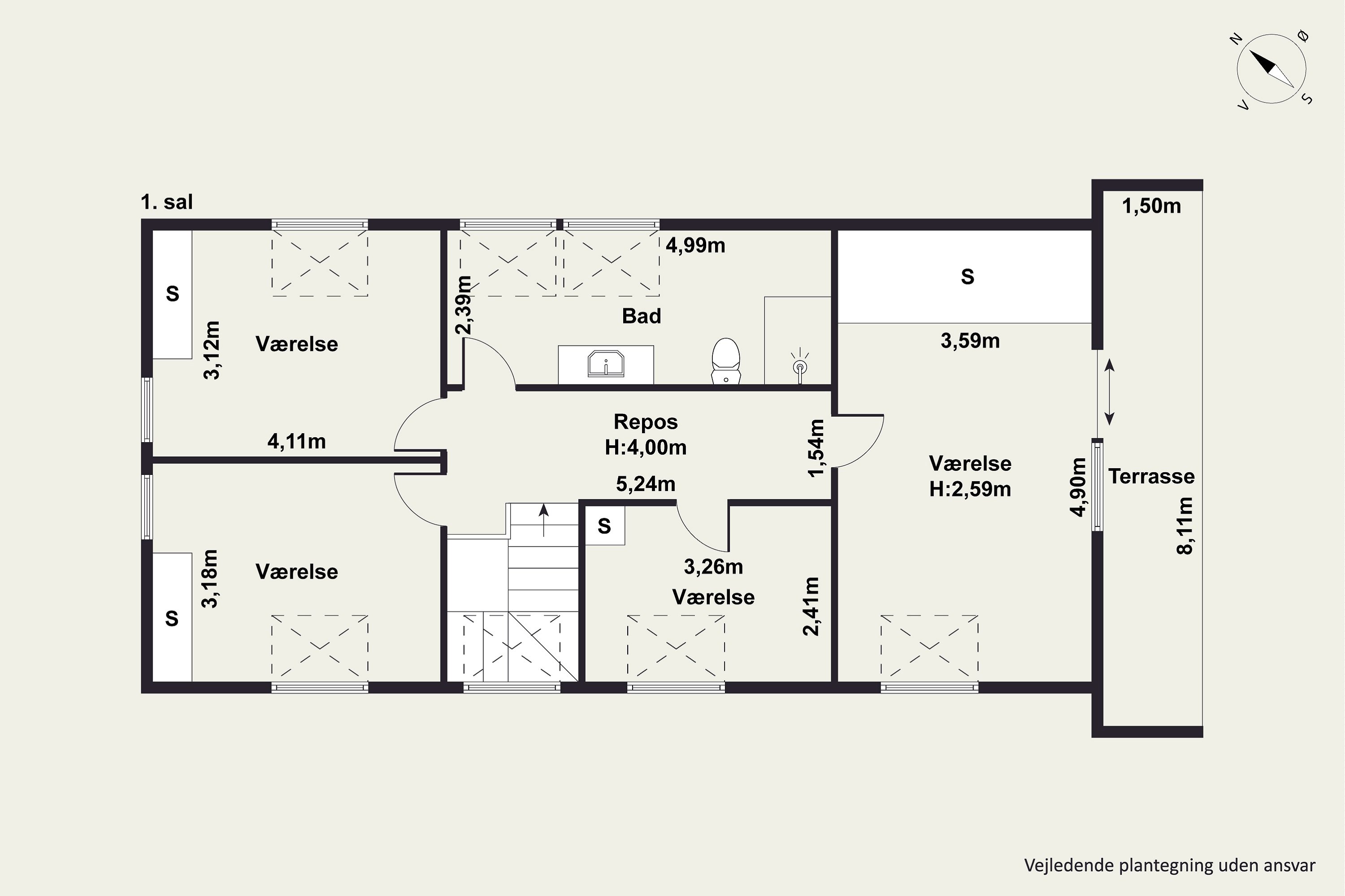Plantegninger billede af Greve Strandvej 93, 2670 Greve