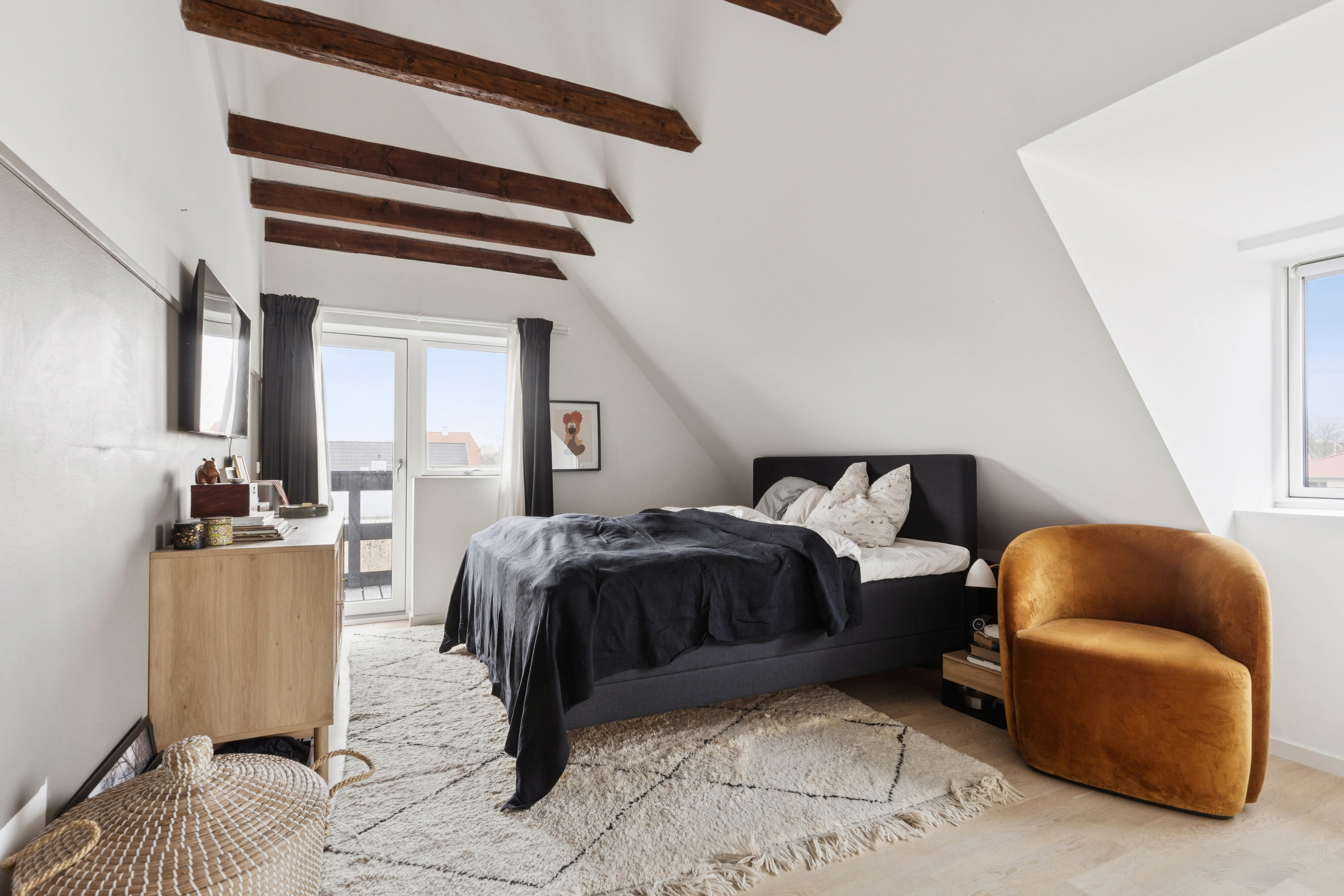 Fremhævet soveværelse billede i fuldskærmstilstand. Billede af Bjergagervej 27B, 2650 Hvidovre