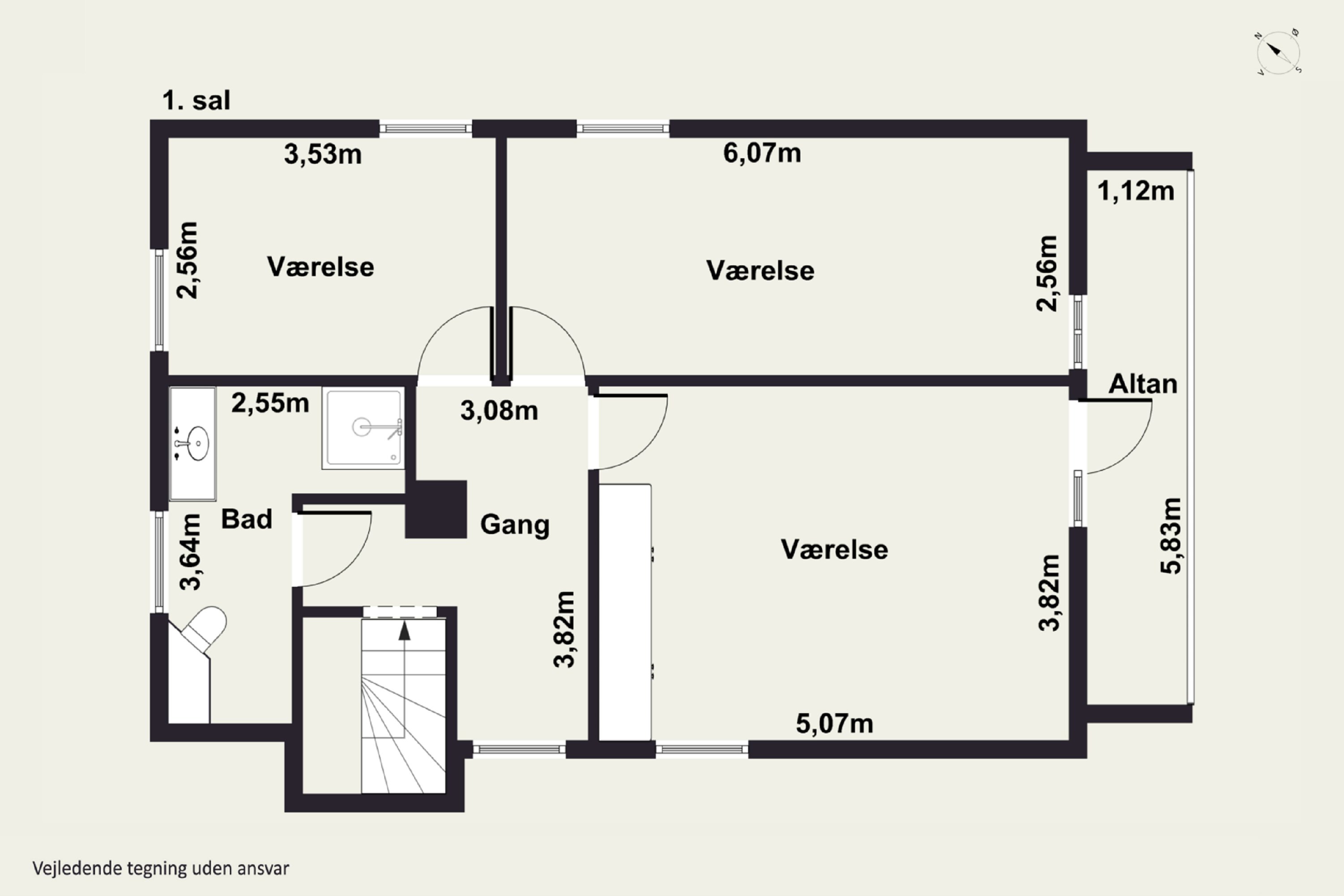 Plantegninger billede af Bjergagervej 27B, 2650 Hvidovre