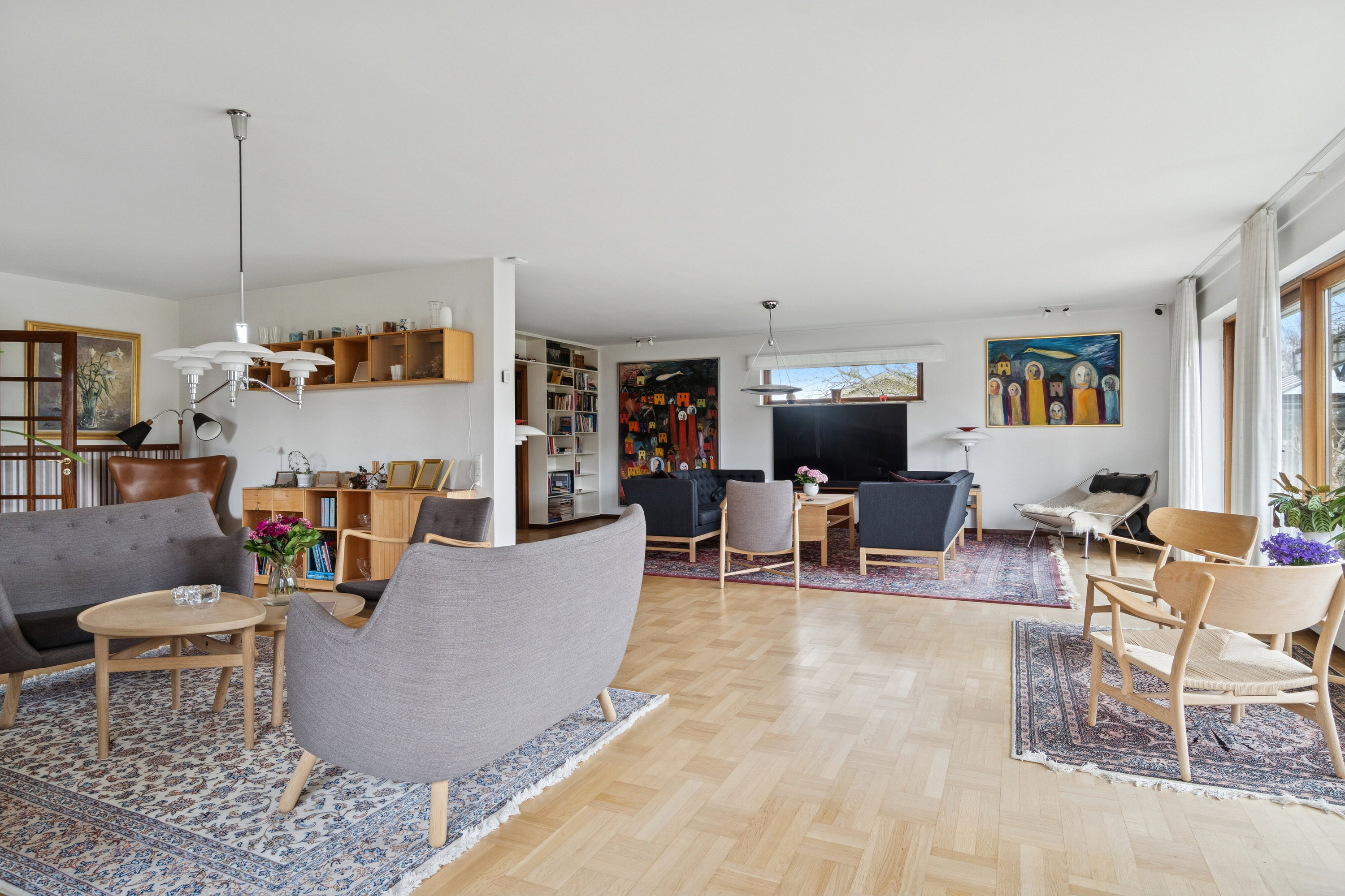 Fremhævet stue billede i fuldskærmstilstand. Billede af Themstrupvej 17, 4690 Haslev