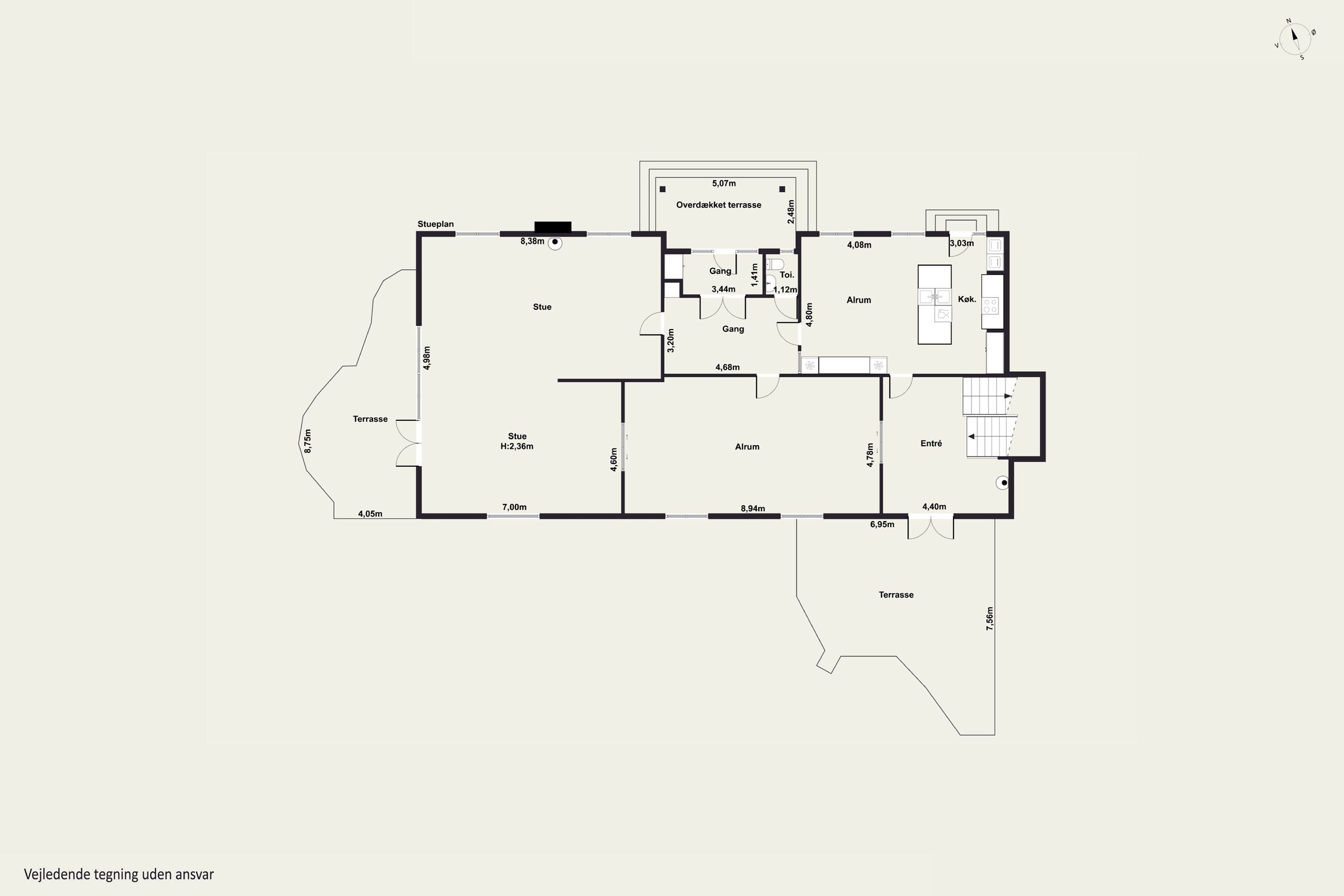 Plantegninger billede af Themstrupvej 17, 4690 Haslev