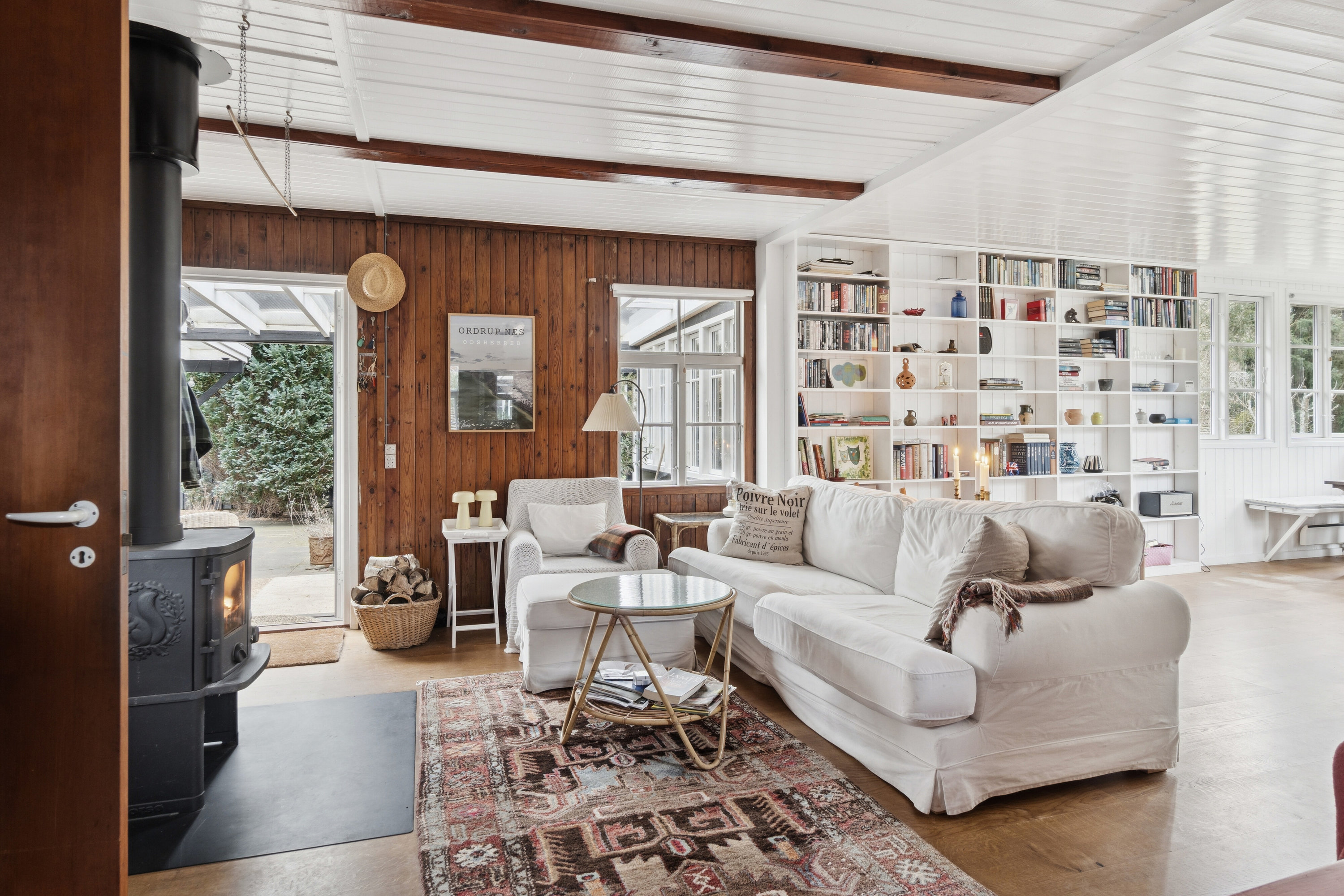 Fremhævet stue billede i fuldskærmstilstand. Billede af Snerleager 3, Ordrup, 4540 Fårevejle