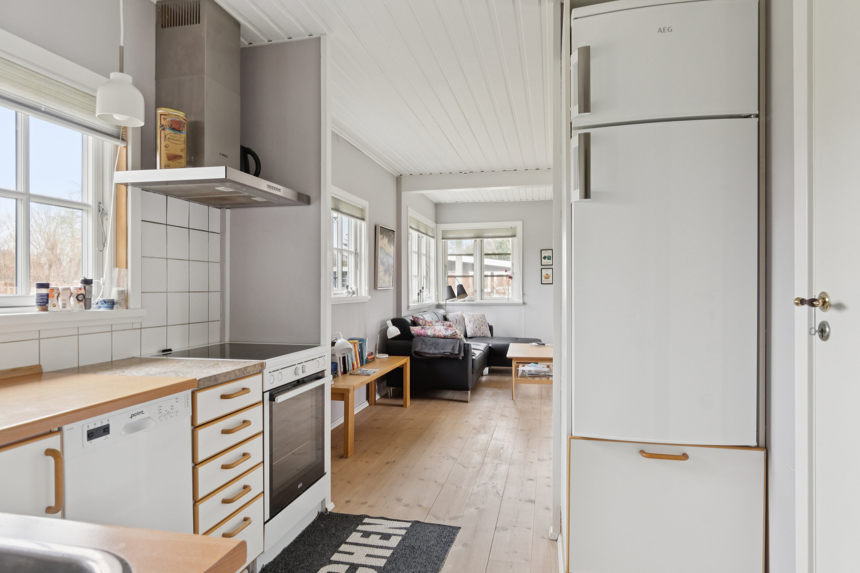 Fremhævet køkken billede i fuldskærmstilstand. Billede af Svalevænget 4, 4400 Kalundborg