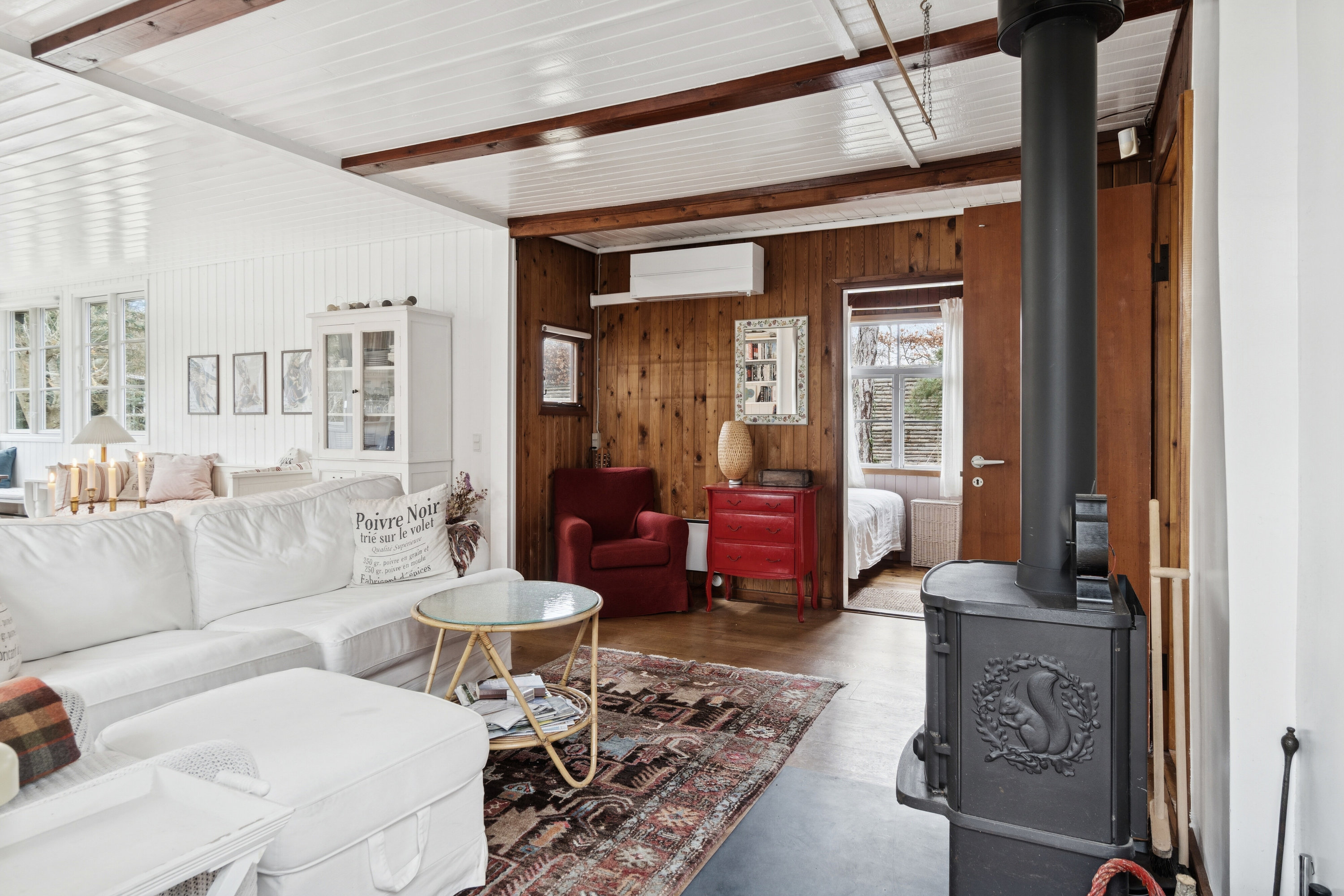 Fremhævet stue billede i fuldskærmstilstand. Billede af Snerleager 3, Ordrup, 4540 Fårevejle