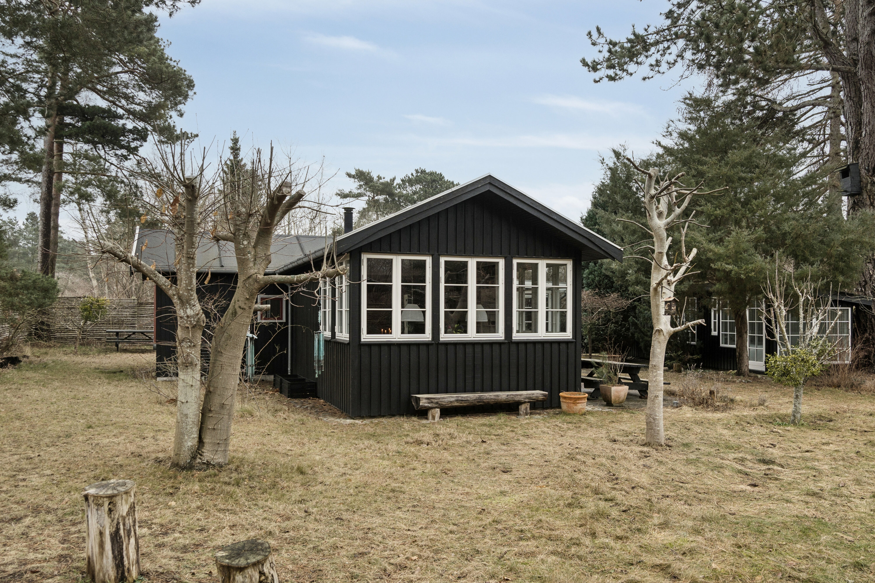 Fremhævet set fra haven billede i fuldskærmstilstand. Billede af Snerleager 3, Ordrup, 4540 Fårevejle