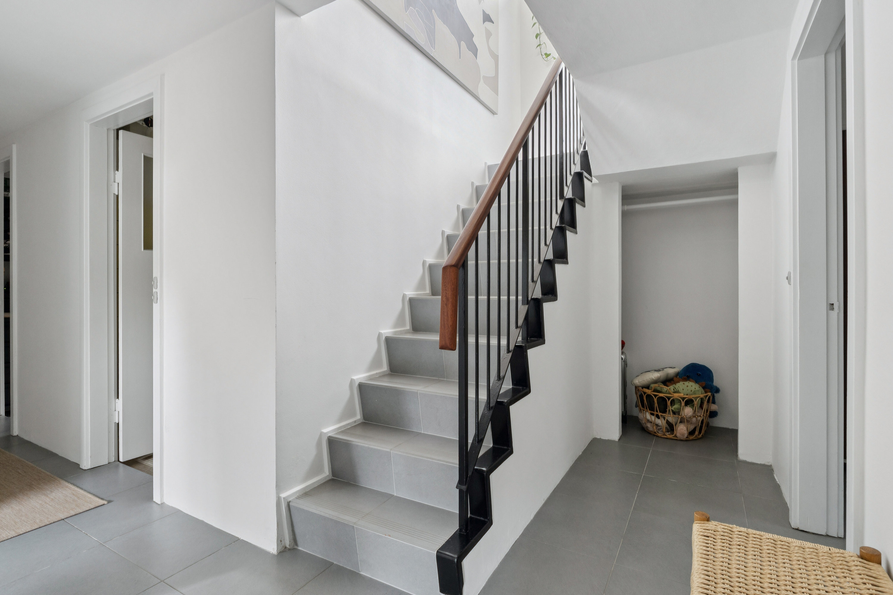 Fremhævet trappe billede i fuldskærmstilstand. Billede af Hvidegårdsparken 85, 2800 Kongens Lyngby