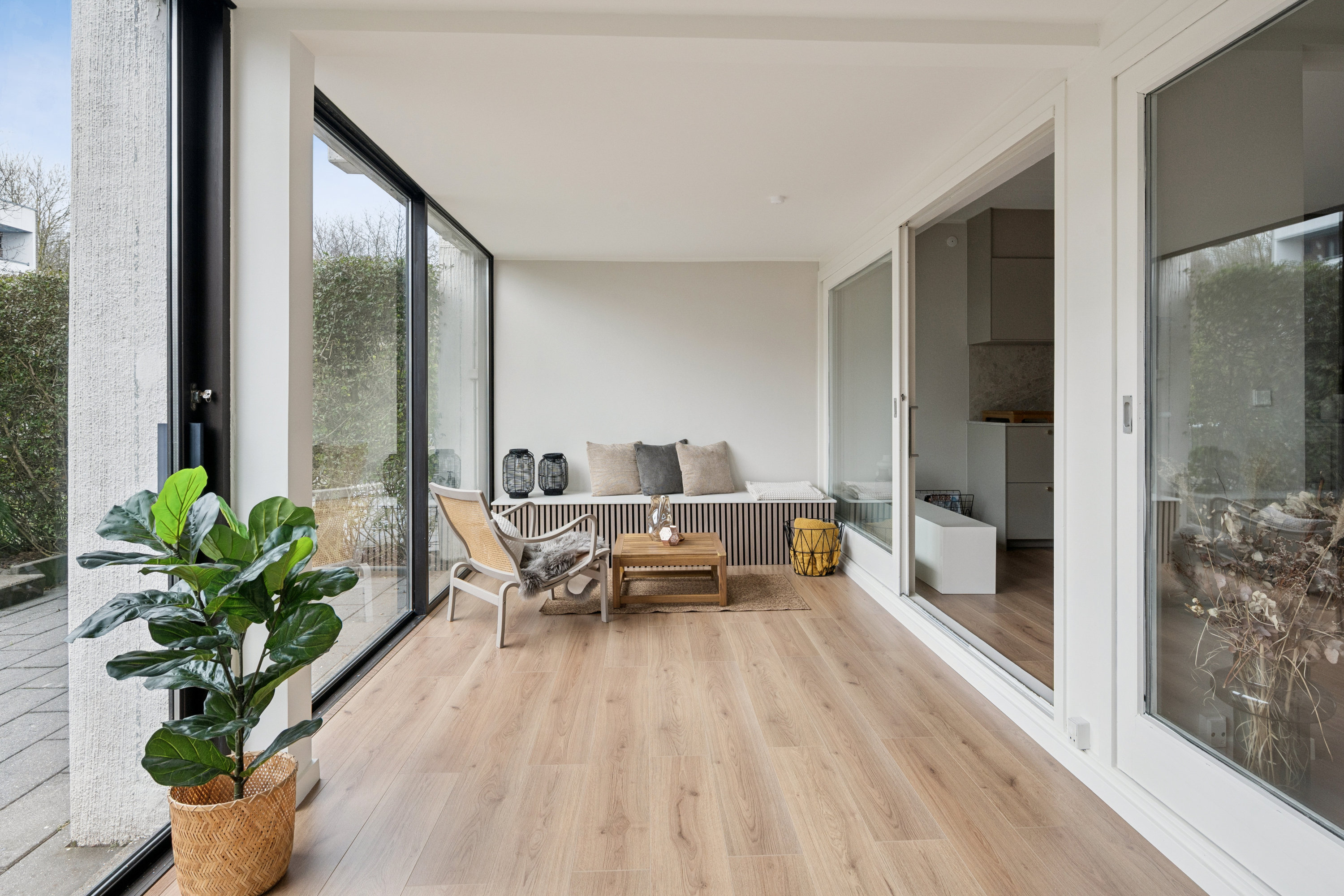 Fremhævet stue billede i fuldskærmstilstand. Billede af Kantorvænget 7, st.. 181., 8240 Risskov