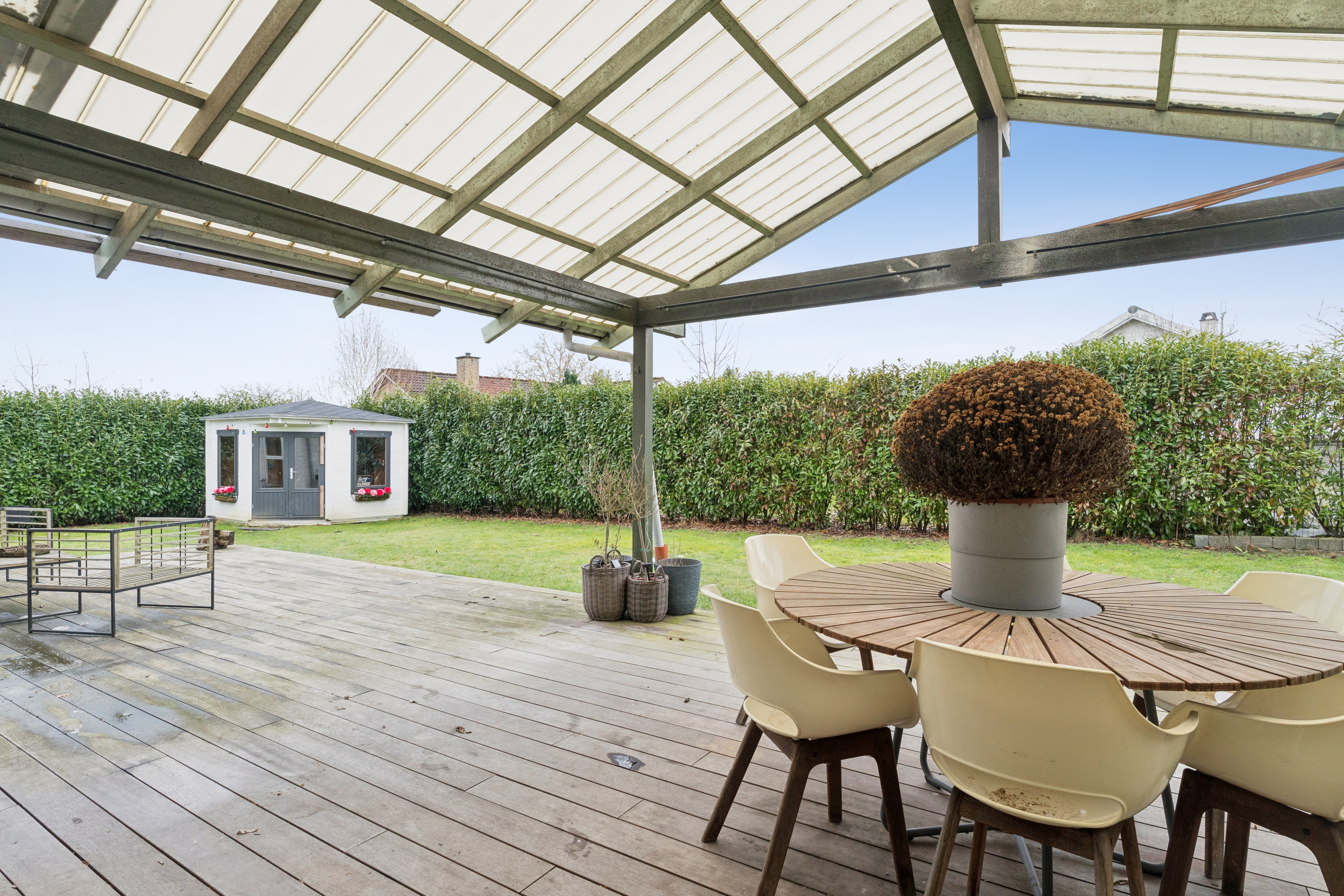 Fremhævet terrasse billede i fuldskærmstilstand. Billede af Tværskiftet 7A, 2730 Herlev