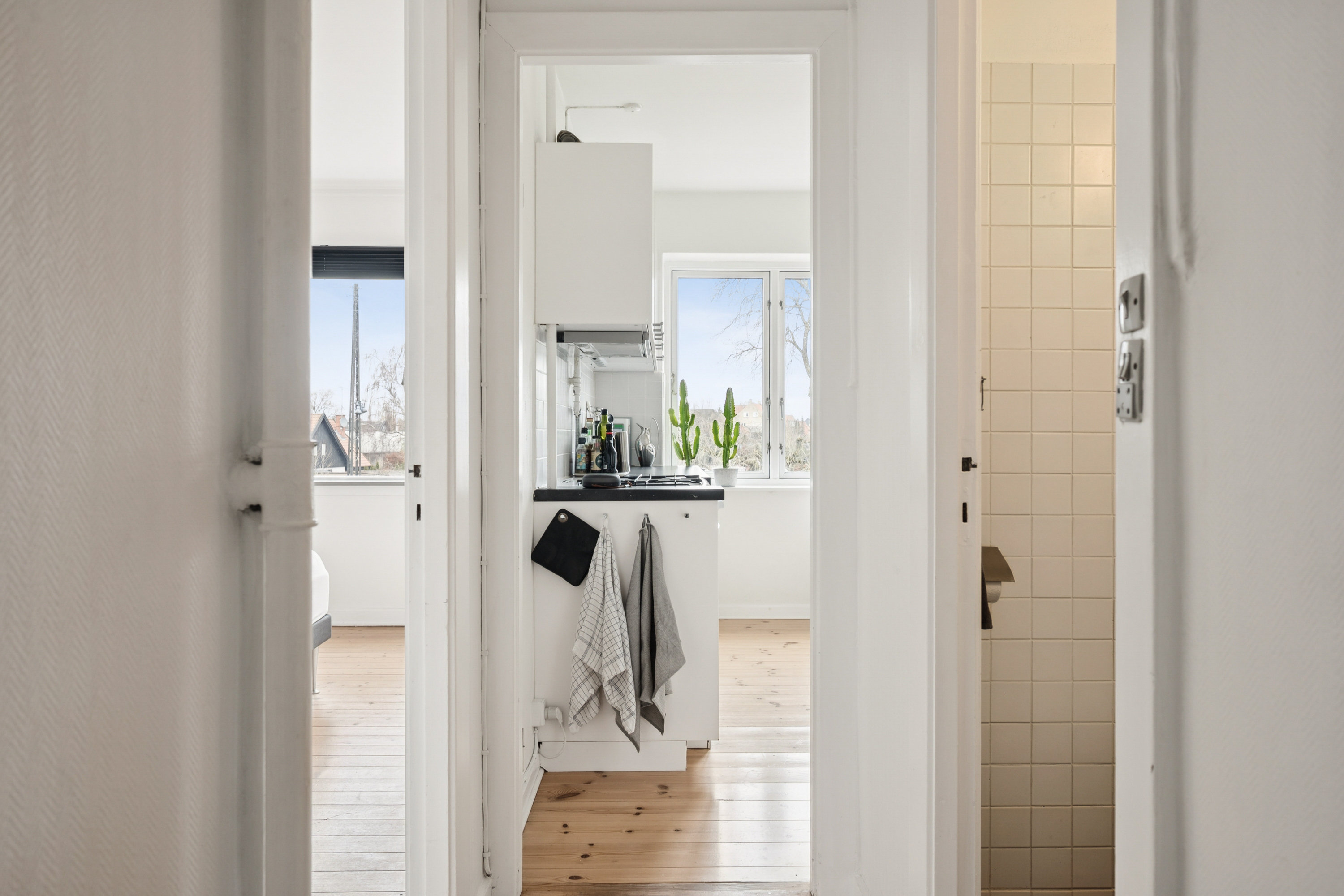 Fremhævet gang billede i fuldskærmstilstand. Billede af Landlystvej 3B, 1. tv., 2500 Valby