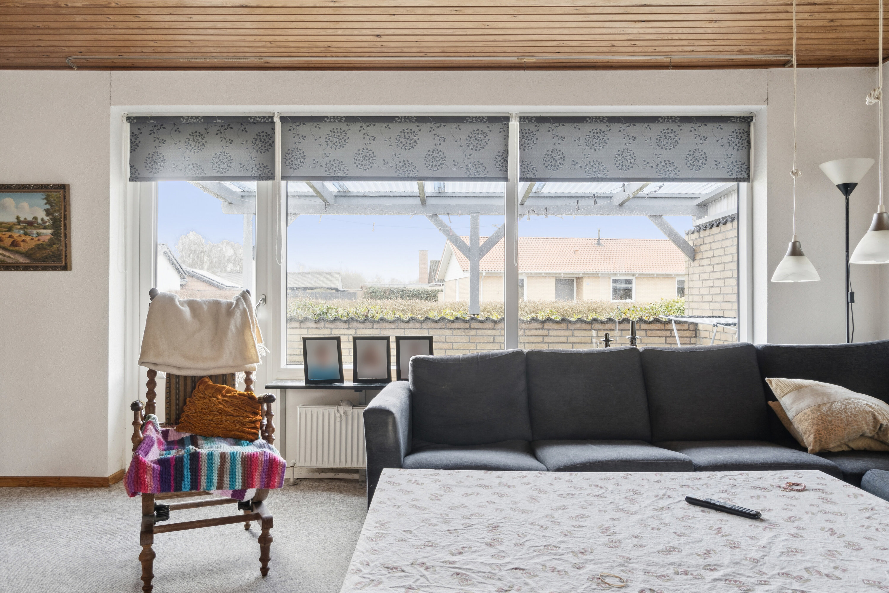 Fremhævet stue billede i fuldskærmstilstand. Billede af Villavej 18, Østerild, 7700 Thisted