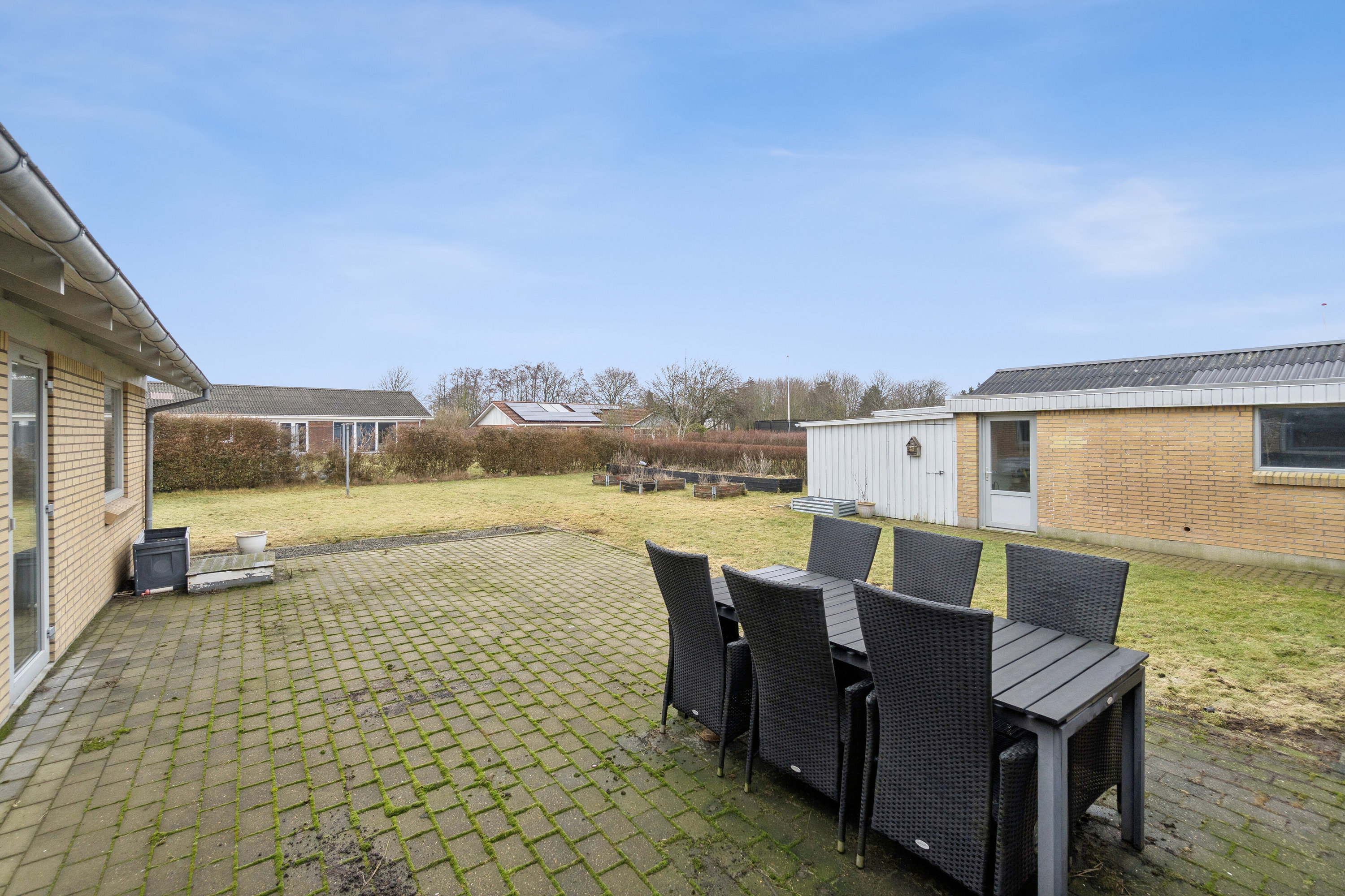 Fremhævet terrasse billede i fuldskærmstilstand. Billede af Villavej 18, Østerild, 7700 Thisted