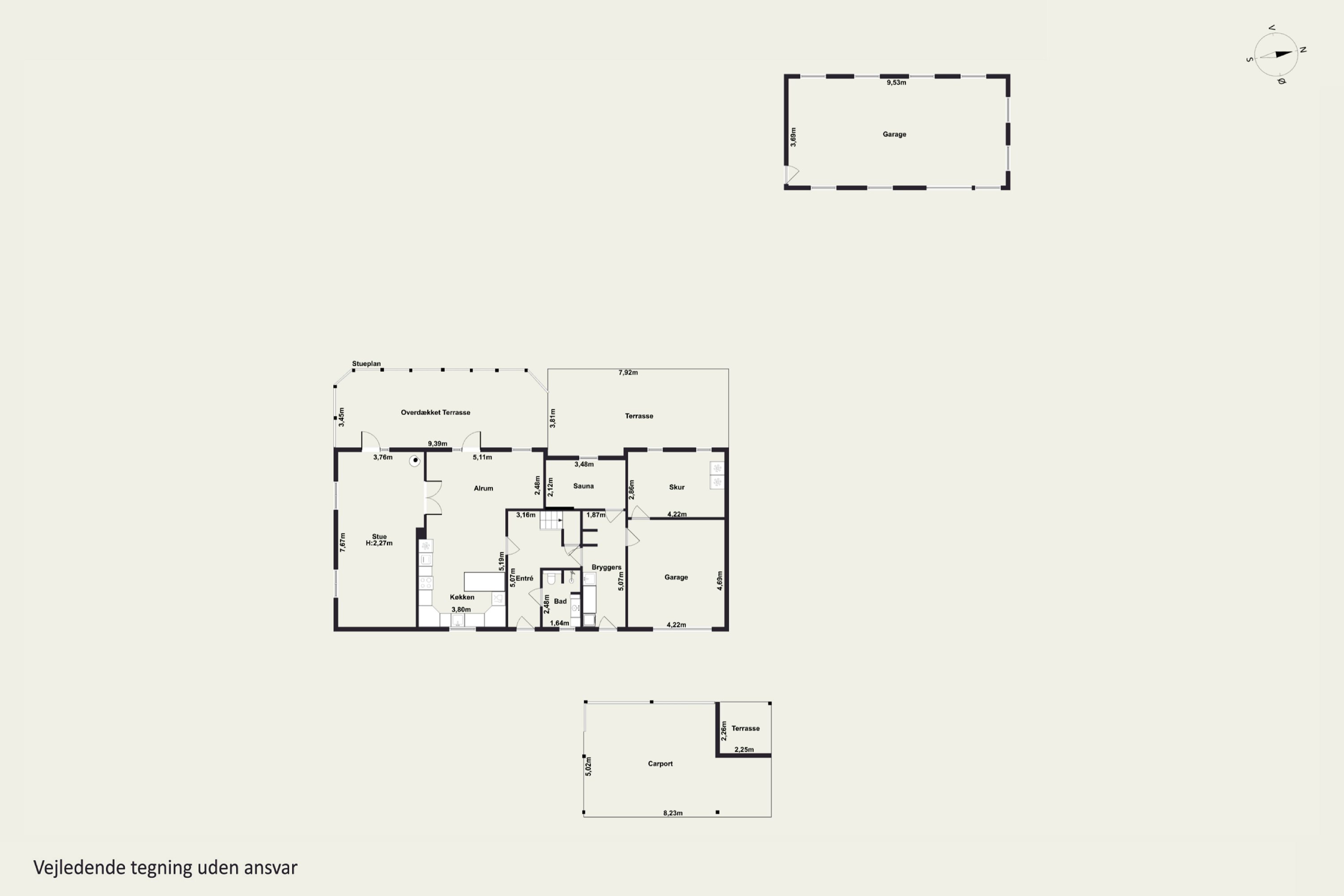 Plantegninger billede af Hindholmvej 38, Kvislemark, 4262 Sandved