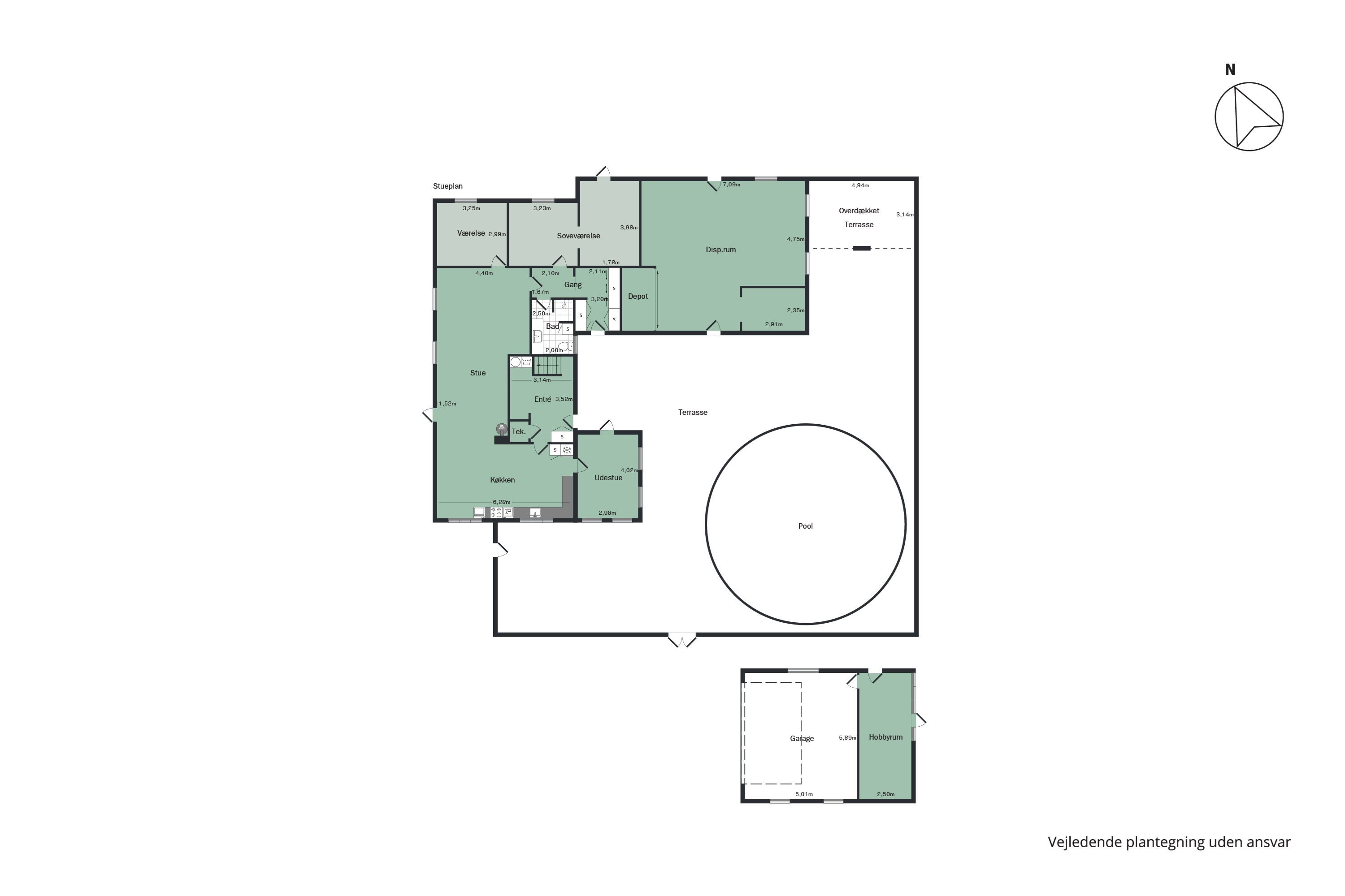 Plantegninger billede af Bakkedraget 8, 7800 Skive