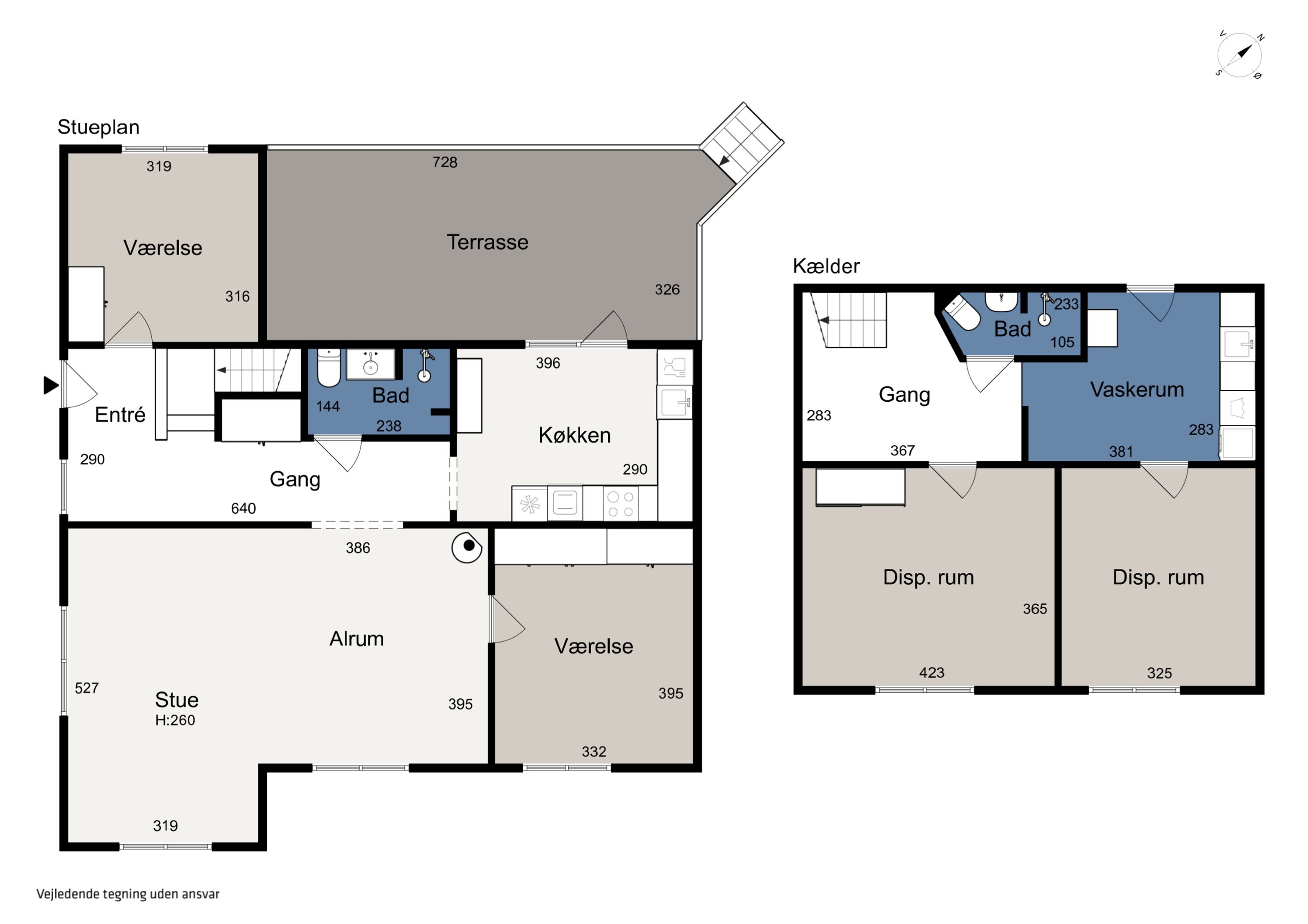 Plantegninger billede af Vangen 15, 8270 Højbjerg