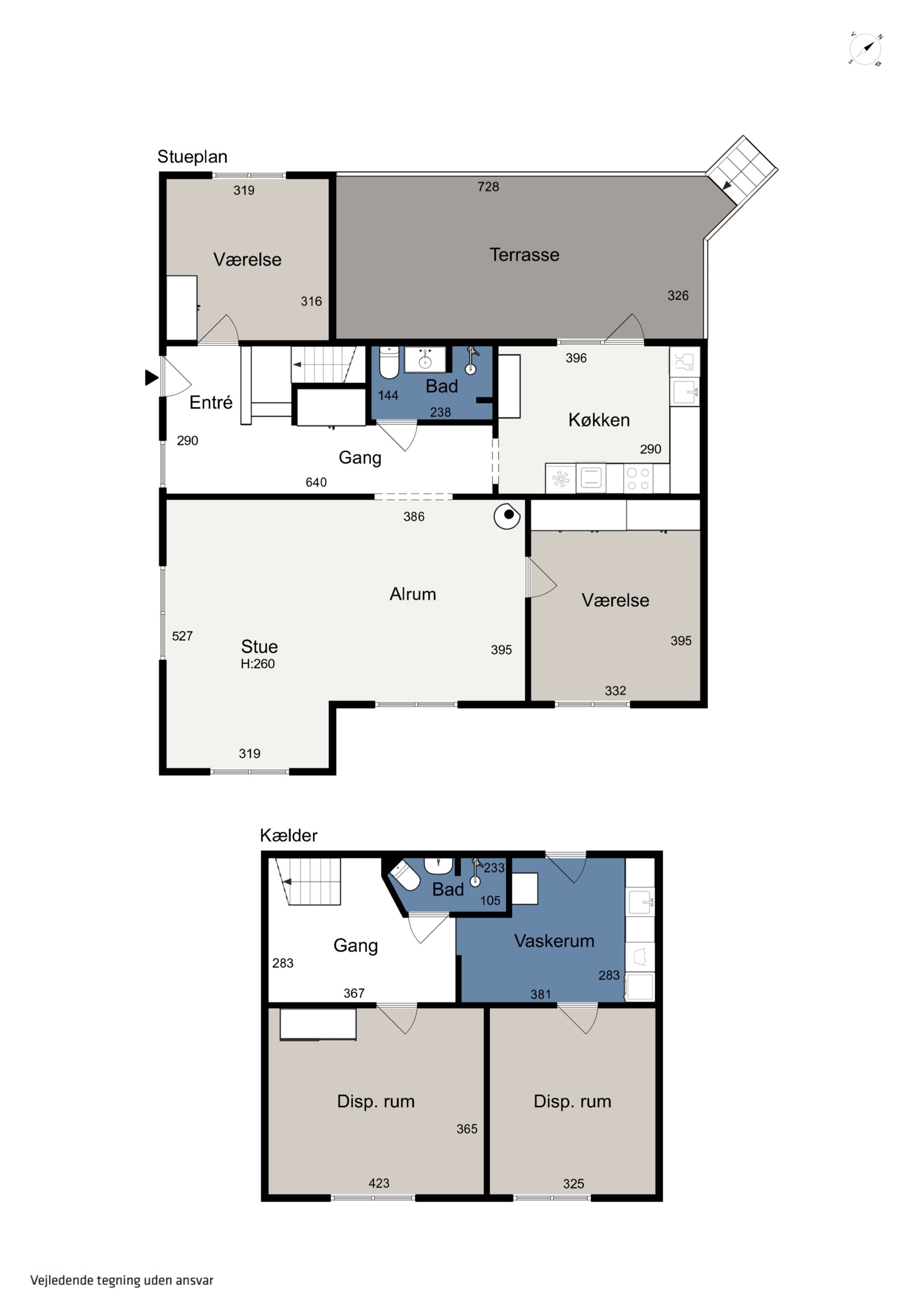 Plantegninger billede af Vangen 15, 8270 Højbjerg