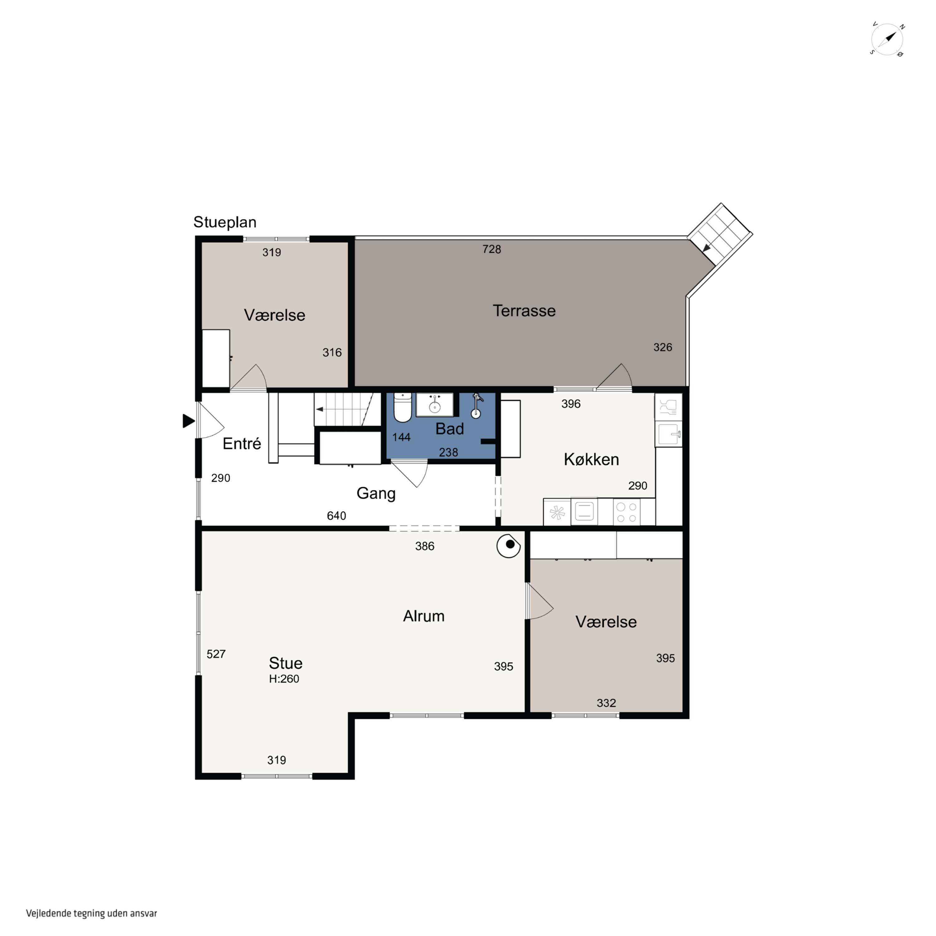 Plantegninger billede af Vangen 15, 8270 Højbjerg