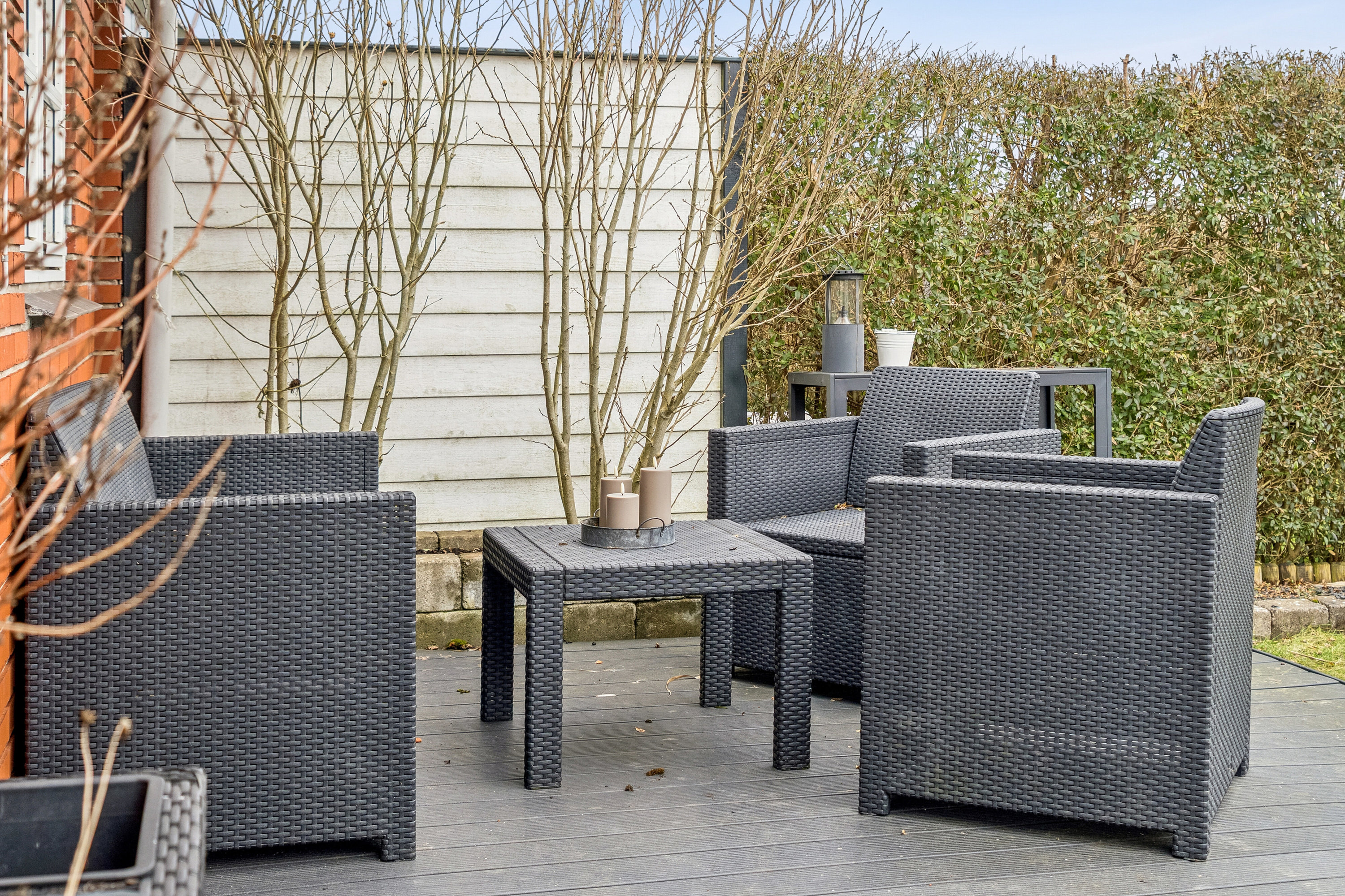 Fremhævet terrasse billede i fuldskærmstilstand. Billede af Slettevej 75, Gelsted, 4160 Herlufmagle