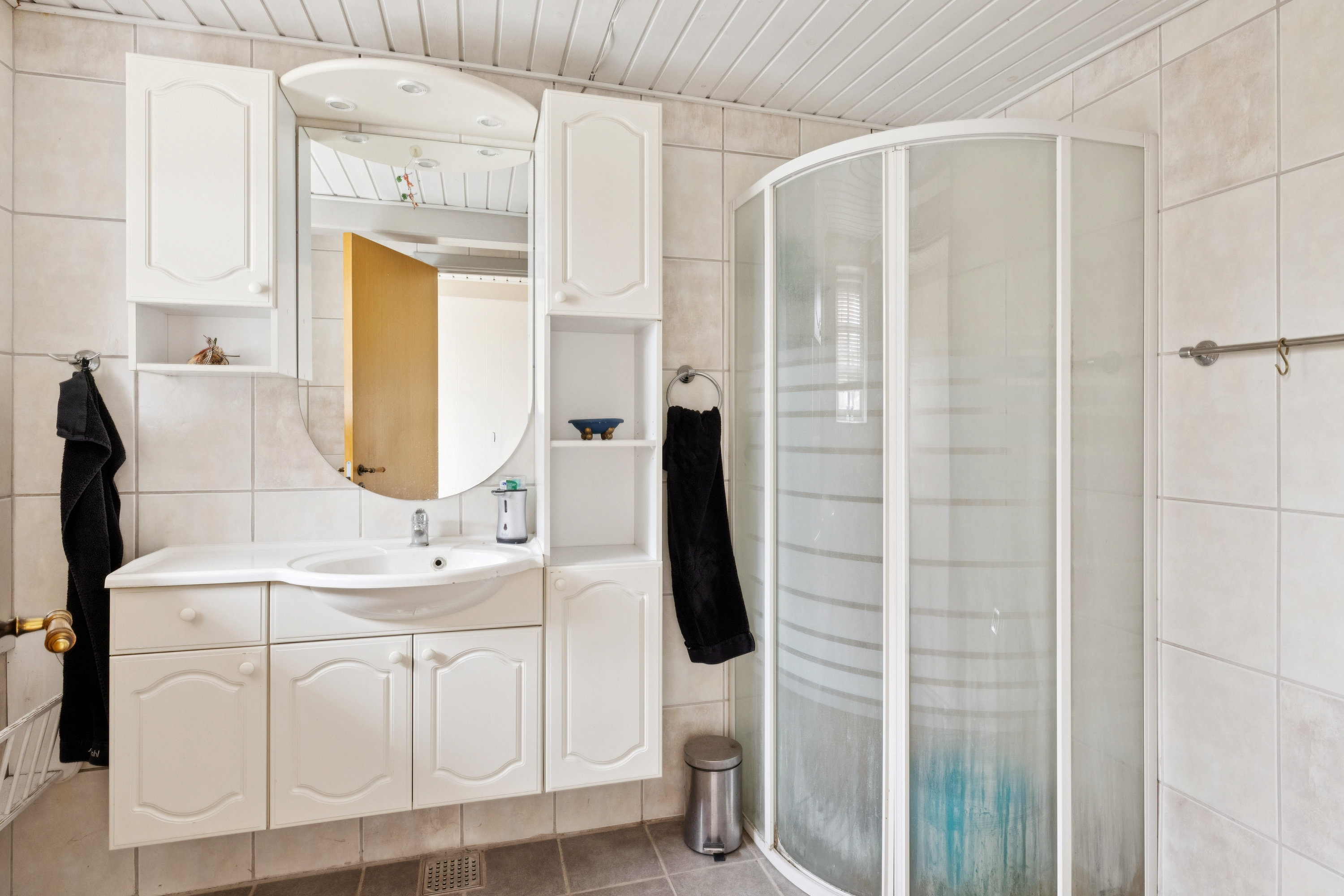 Fremhævet badeværelse billede i fuldskærmstilstand. Billede af Annexvej 8, Voldby, 8500 Grenaa