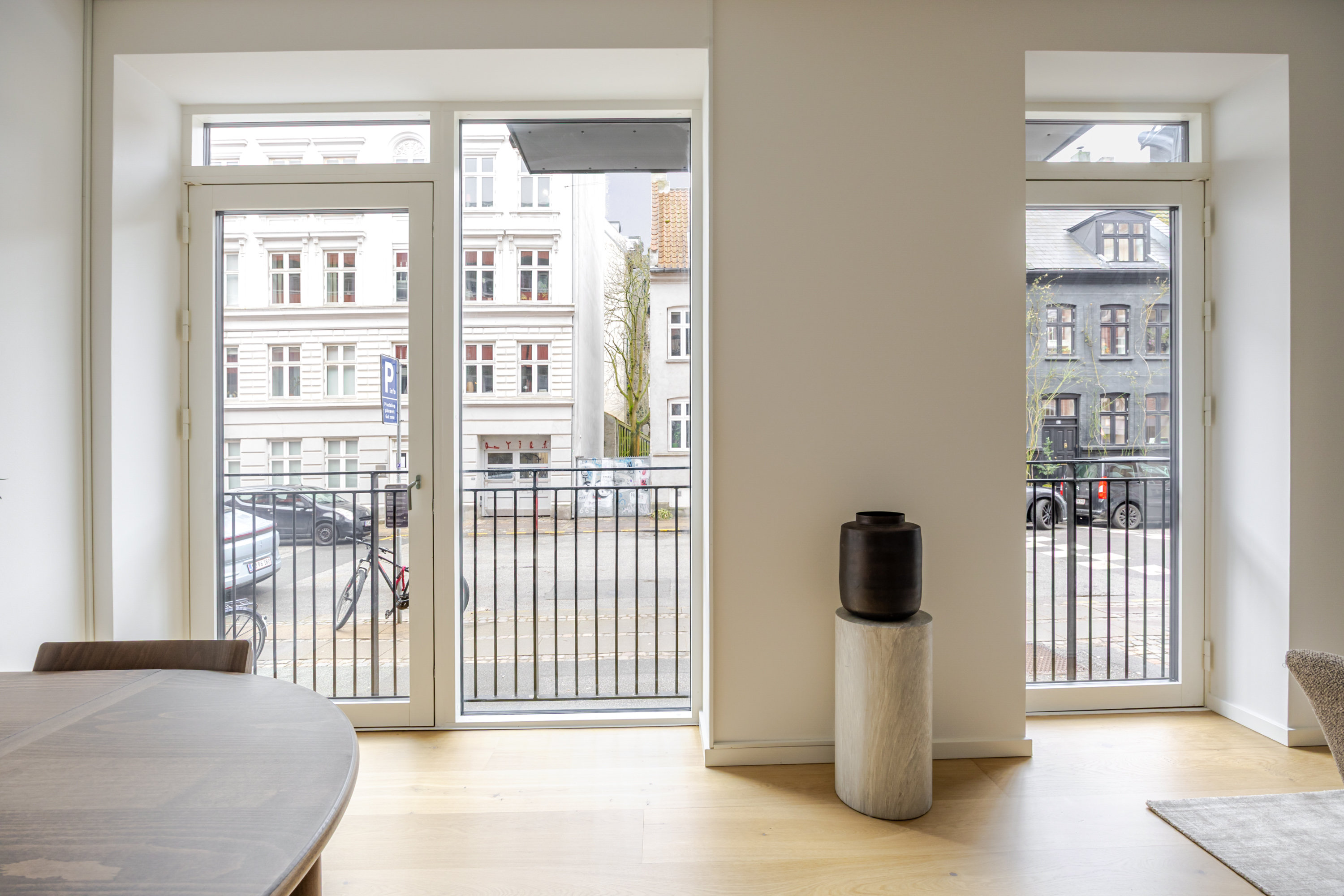 Fremhævet fransk altan billede i fuldskærmstilstand. Billede af Bjelkes Allé 16, st.., 2200 København N