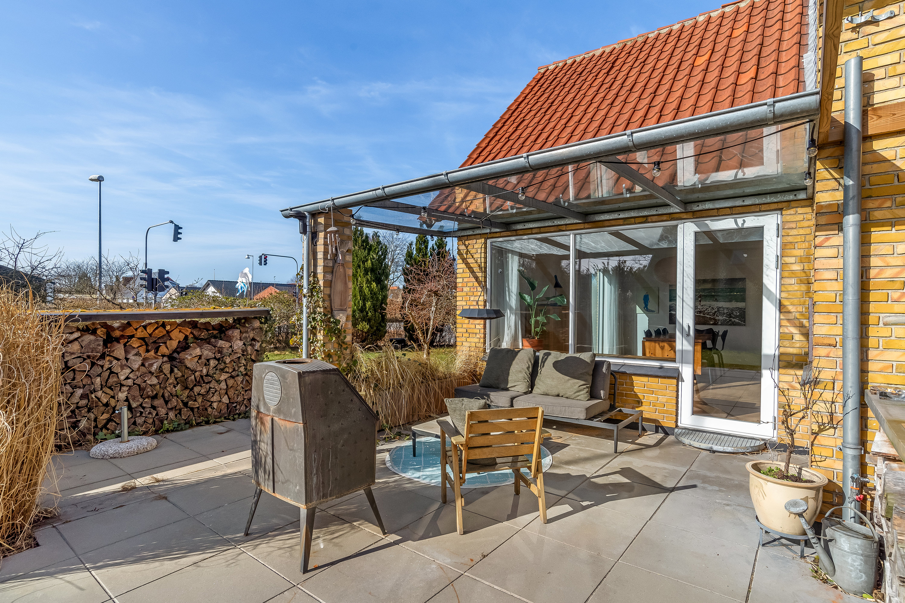 Fremhævet terrasse billede i fuldskærmstilstand. Billede af Lægårdvej 64, 7500 Holstebro