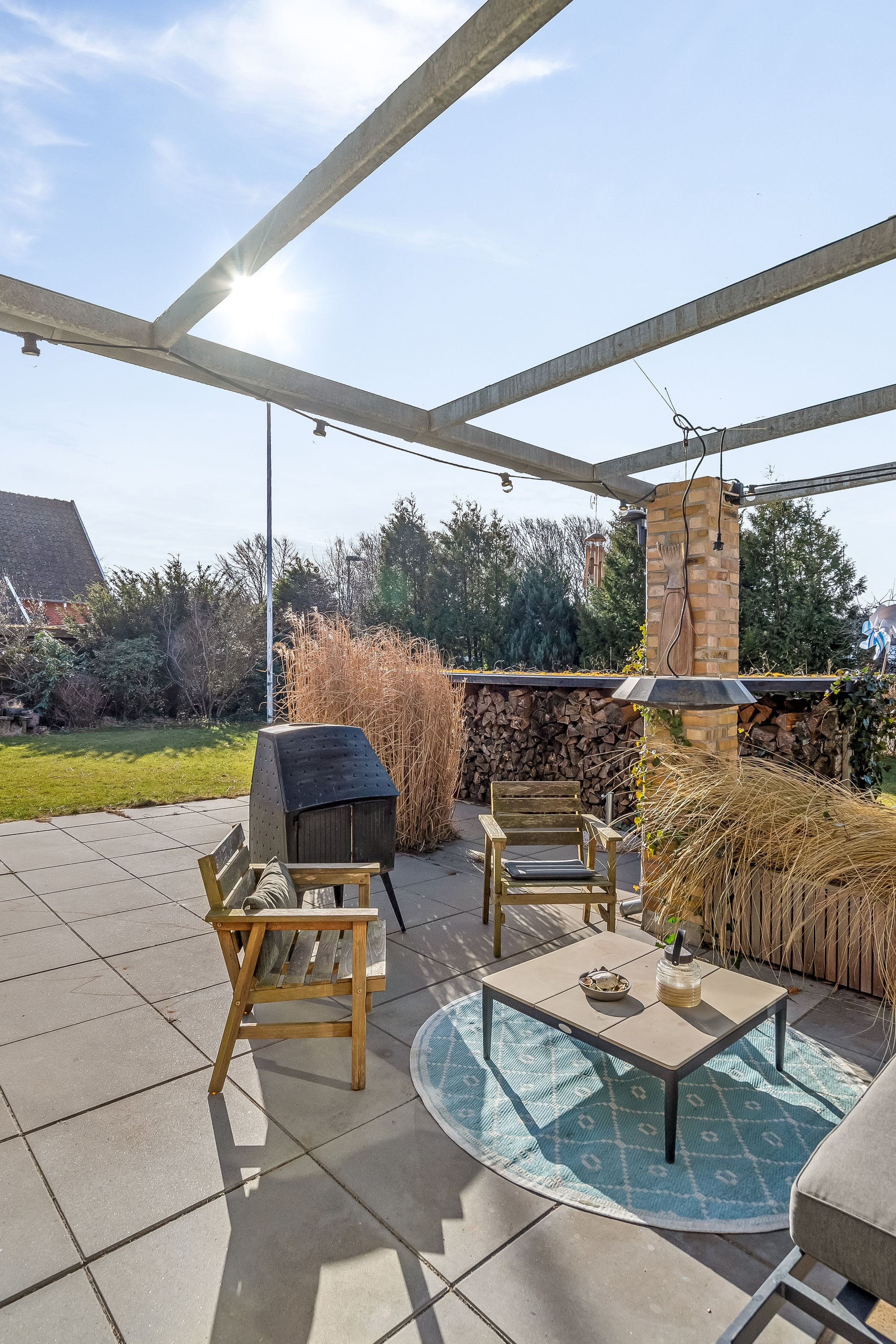 Fremhævet terrasse billede i fuldskærmstilstand. Billede af Lægårdvej 64, 7500 Holstebro