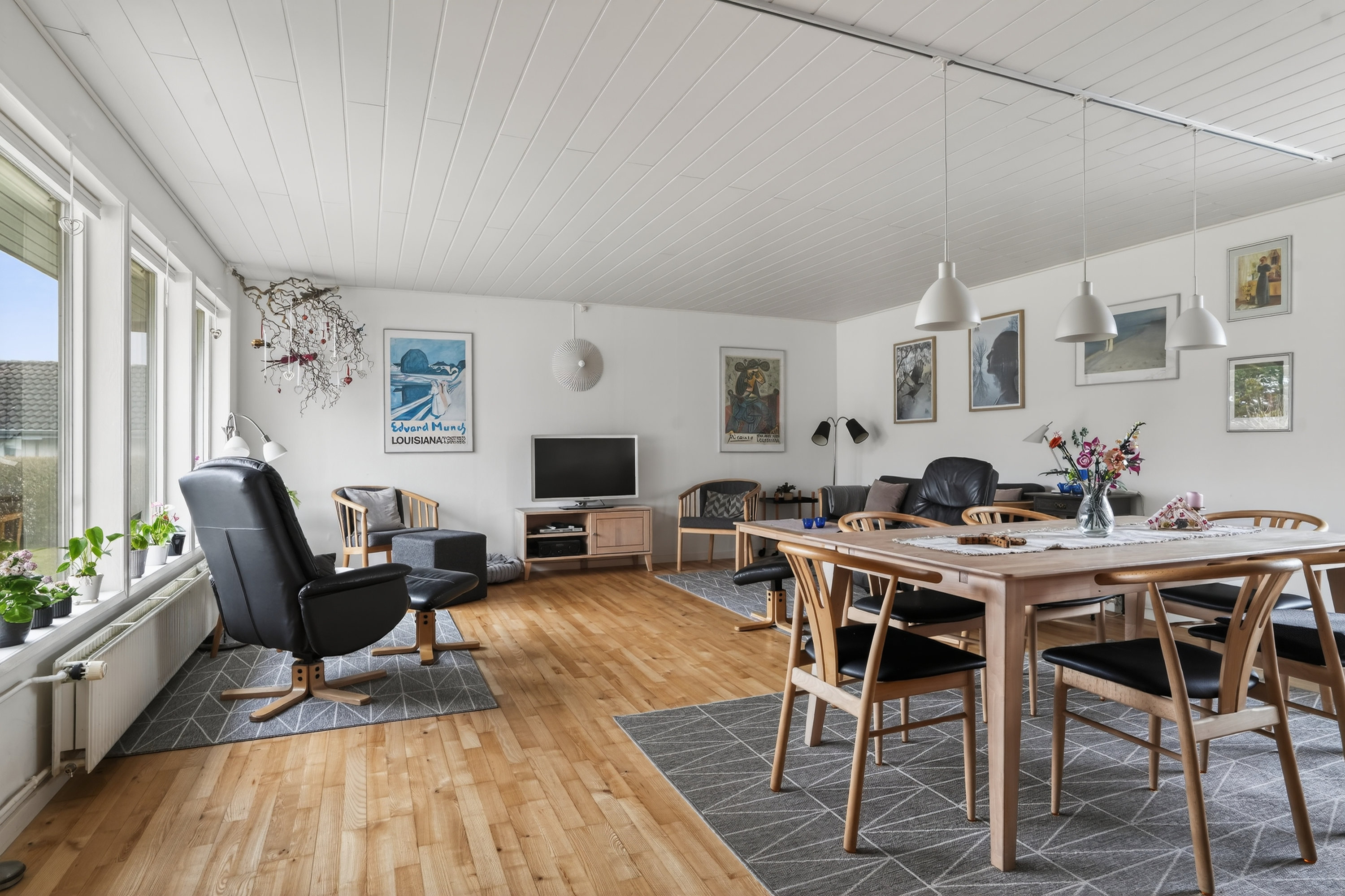 Fremhævet stue billede i fuldskærmstilstand. Billede af Borgergade 15B, 4360 Kirke Eskilstrup