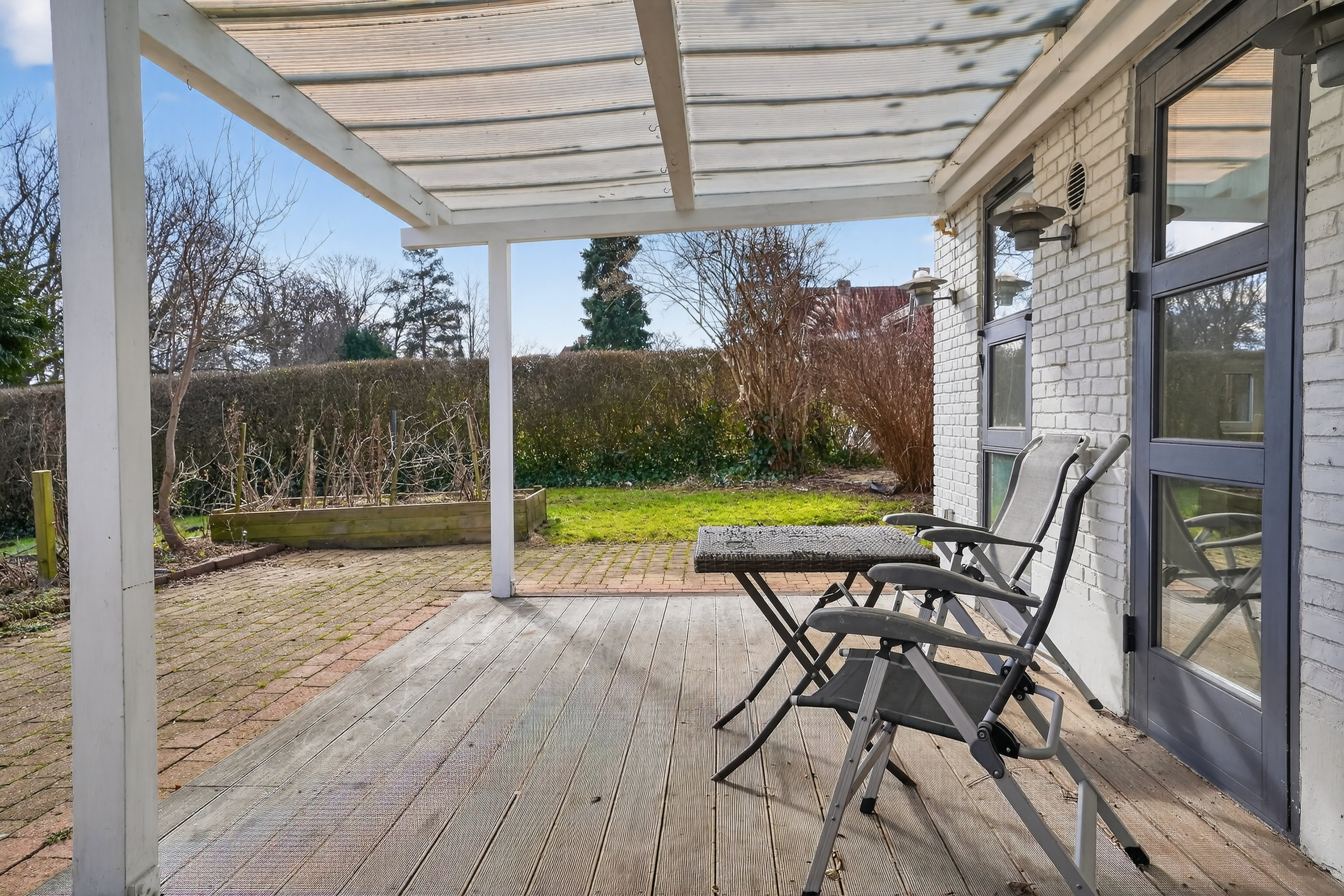 Fremhævet terrasse billede i fuldskærmstilstand. Billede af Mosevangen 23, 2860 Søborg