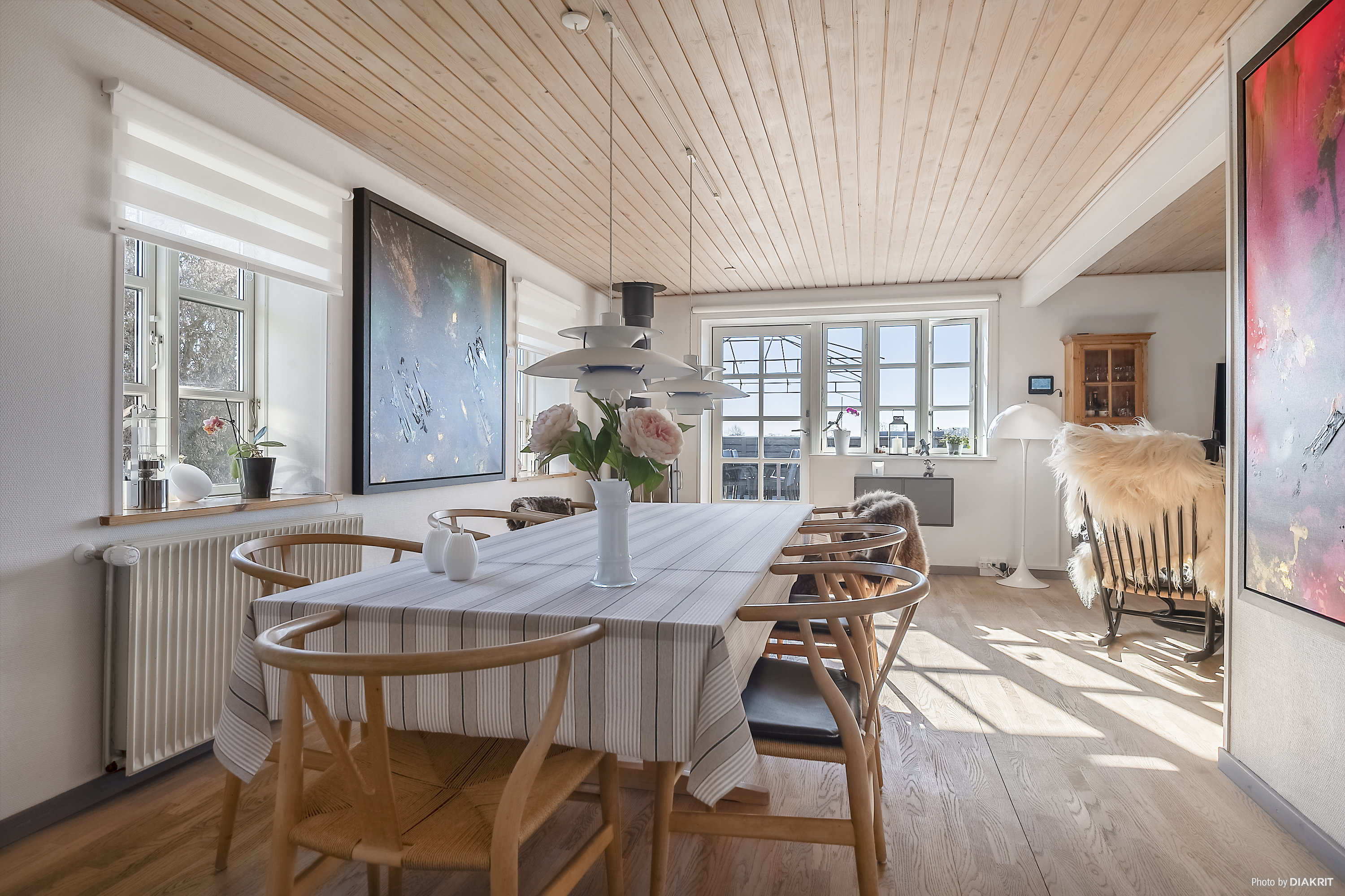 Fremhævet spisestue billede i fuldskærmstilstand. Billede af Søbyvej 26, Gylling, 8300 Odder