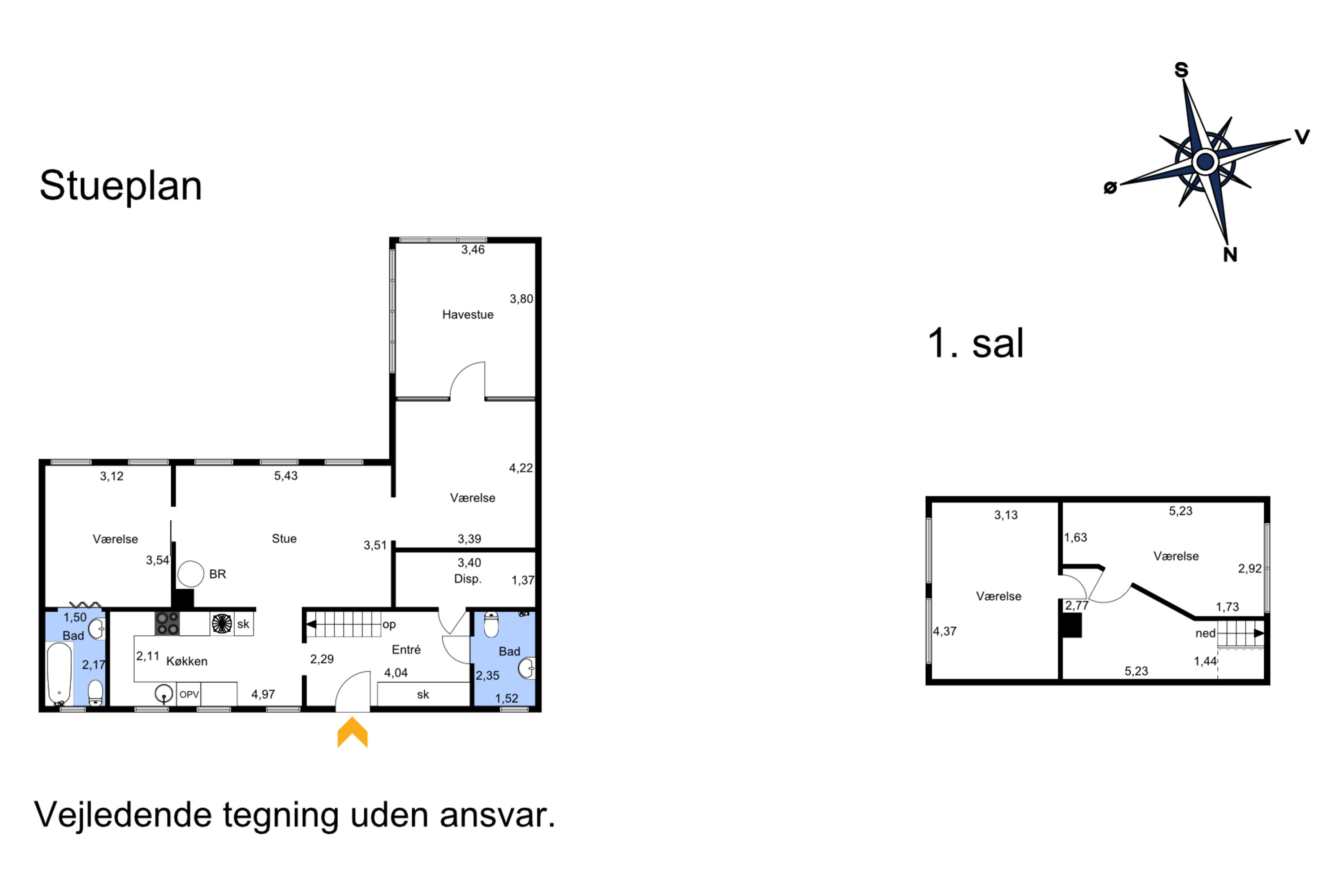 Plantegninger billede af Vestre Strandvej 52, 6731 Tjæreborg