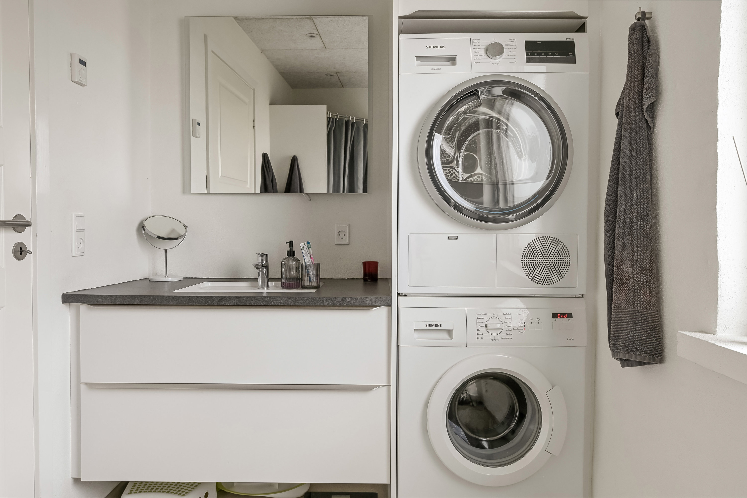 Fremhævet badeværelse billede i fuldskærmstilstand. Billede af Ølgodvej 13, Jerrig, 7200 Grindsted