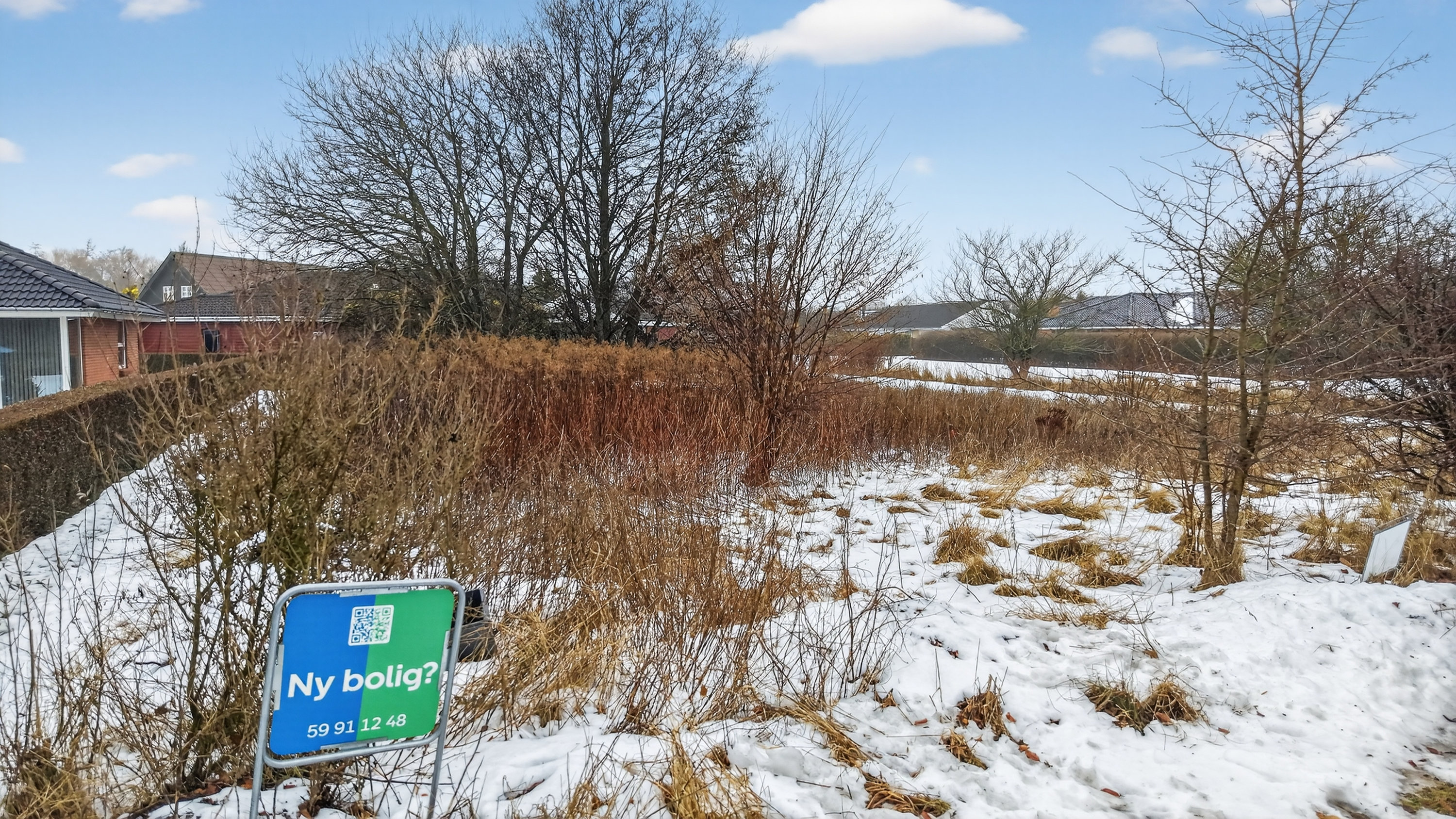 Fremhævet grund billede i fuldskærmstilstand. Billede af Ericalyngen 8, 4573 Højby