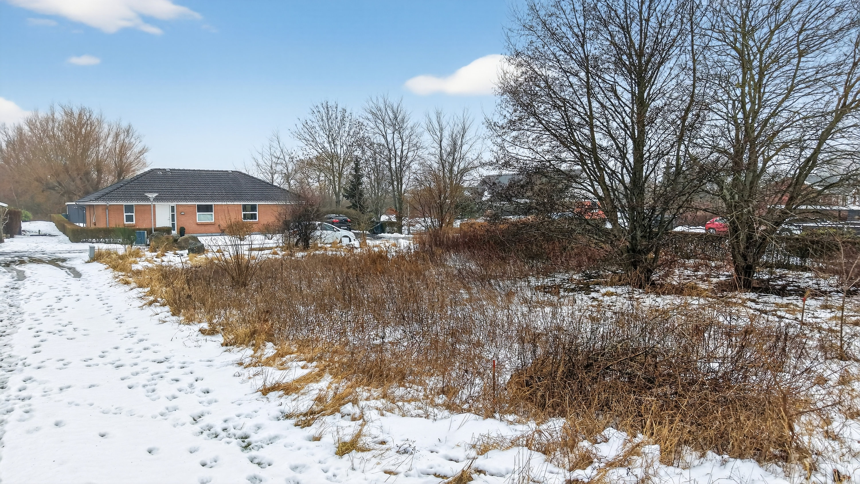 Fremhævet grund billede i fuldskærmstilstand. Billede af Ericalyngen 8, 4573 Højby