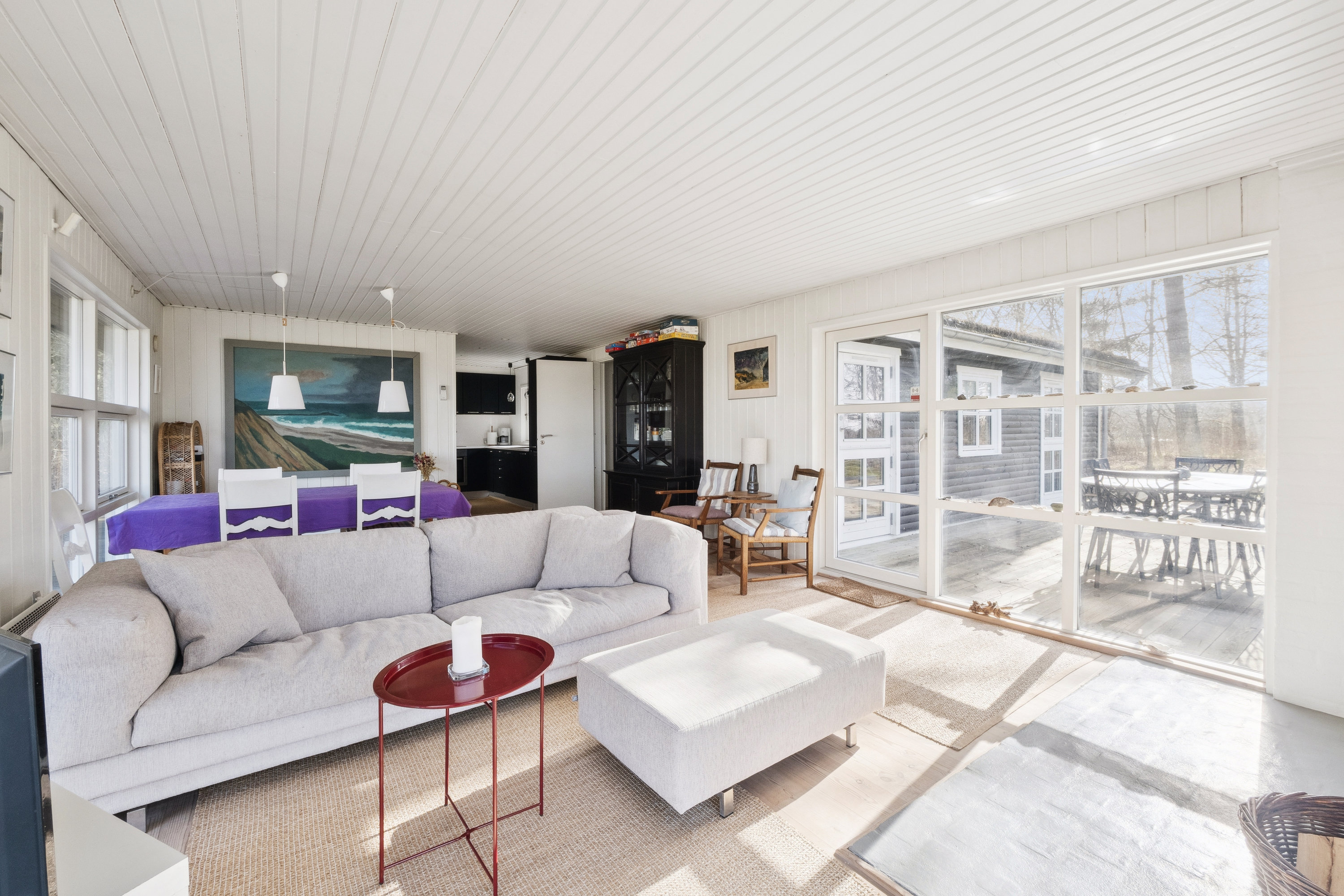 Fremhævet stue billede i fuldskærmstilstand. Billede af Bjørnshøjevej 4, Vile, 7870 Roslev