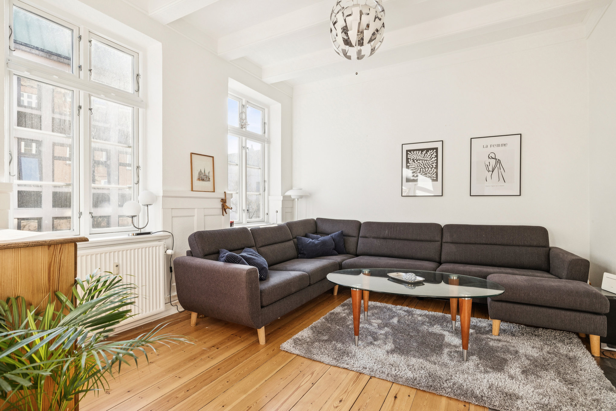 Fremhævet stue billede i fuldskærmstilstand. Billede af Torvegade 8, 2. tv., 8900 Randers C