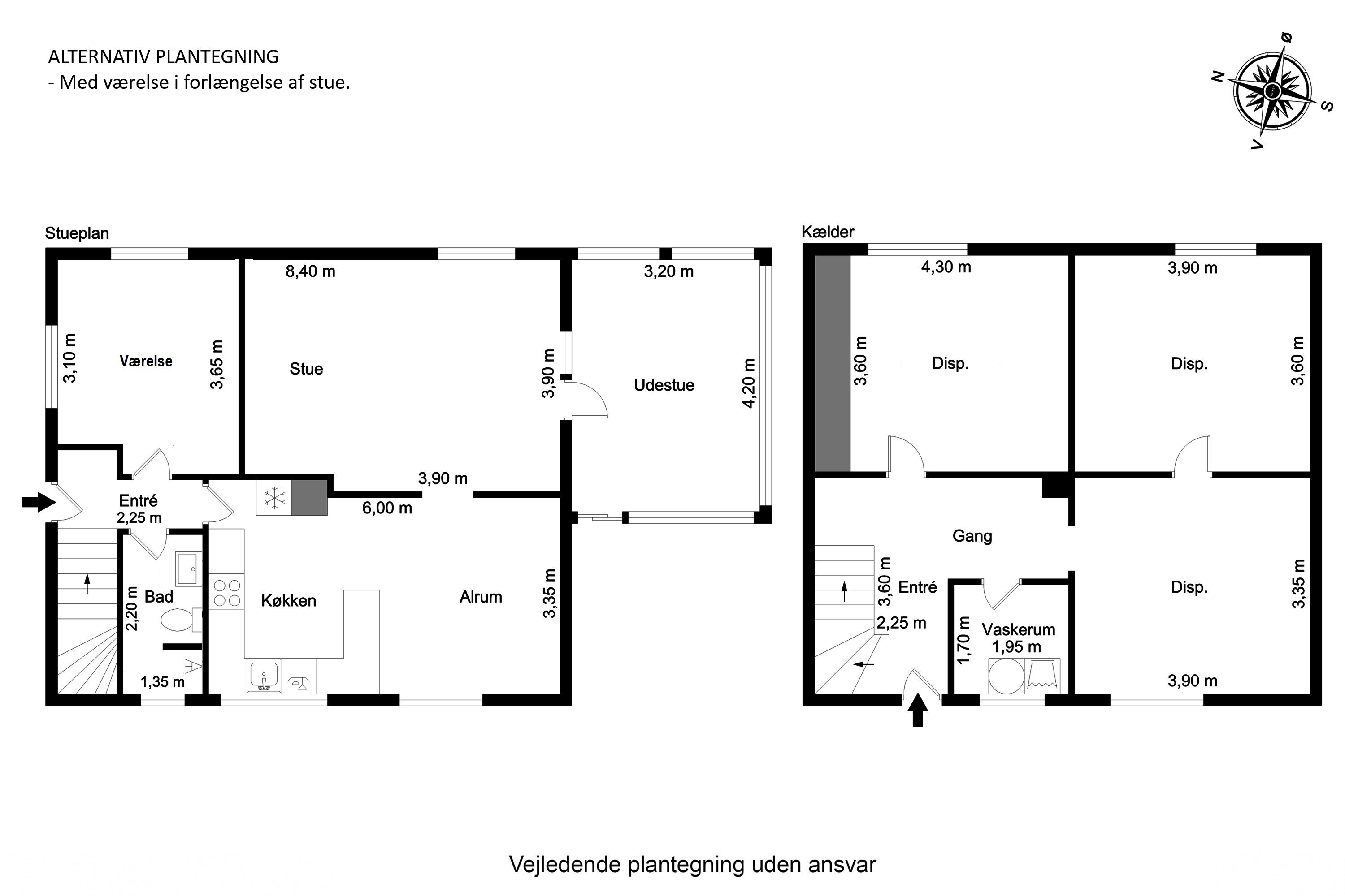 Plantegninger billede af Kirkegade 12, 7171 Uldum