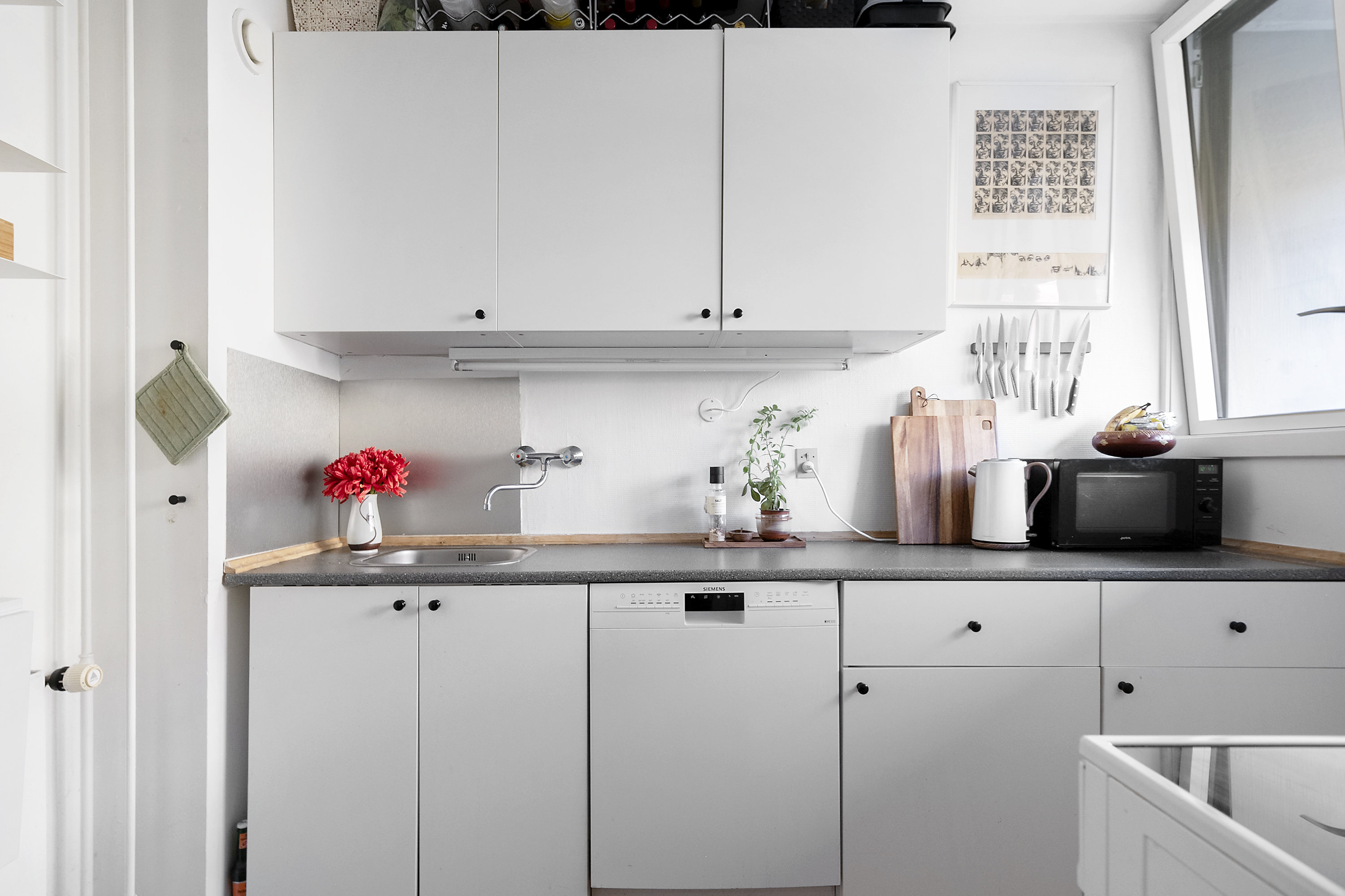 Fremhævet køkken billede i fuldskærmstilstand. Billede af Edouard Suensons Gade 6, 1. u., Trøjborg, 8200 Aarhus N