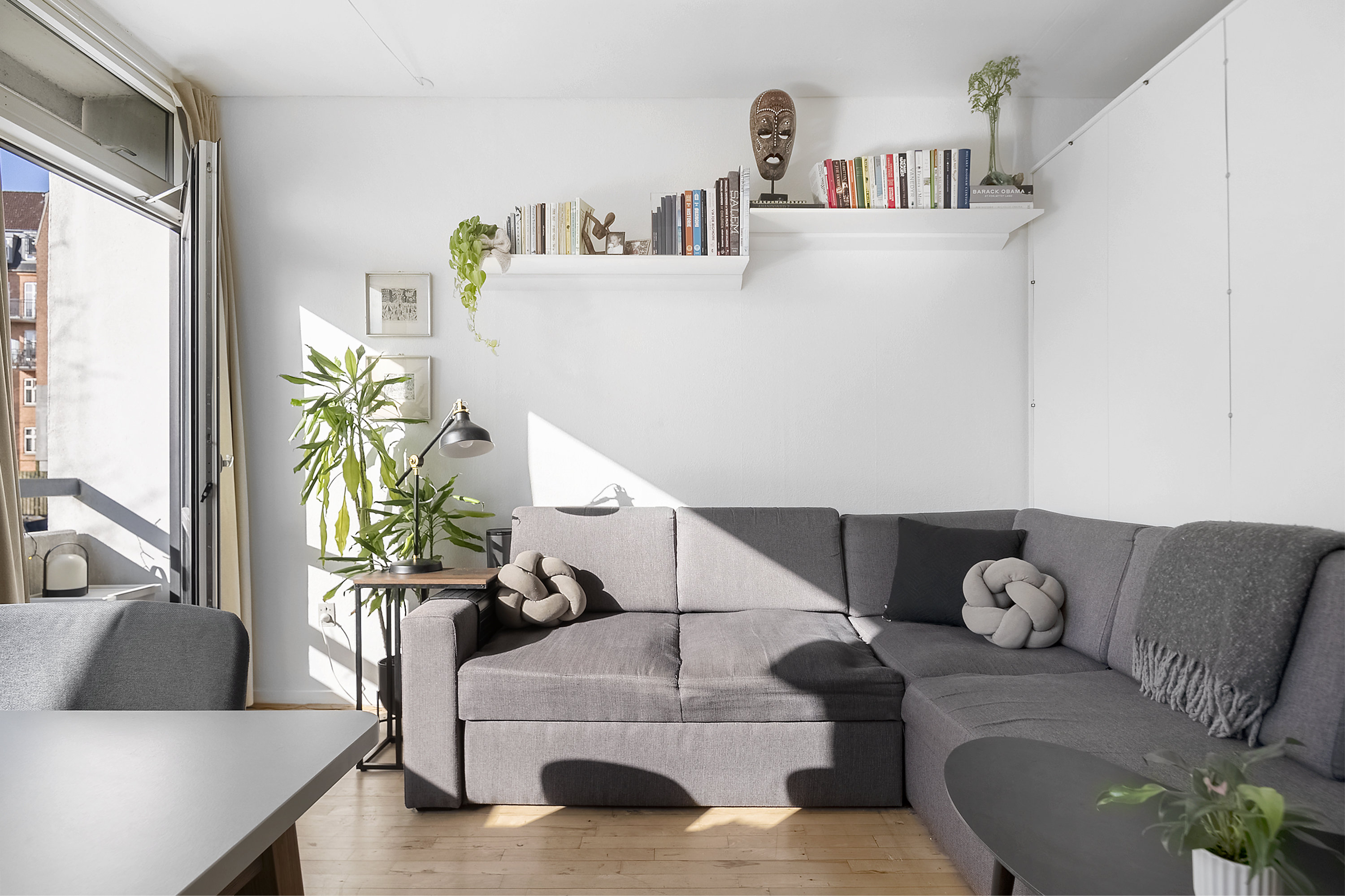 Fremhævet stue billede i fuldskærmstilstand. Billede af Edouard Suensons Gade 6, 1. u., Trøjborg, 8200 Aarhus N