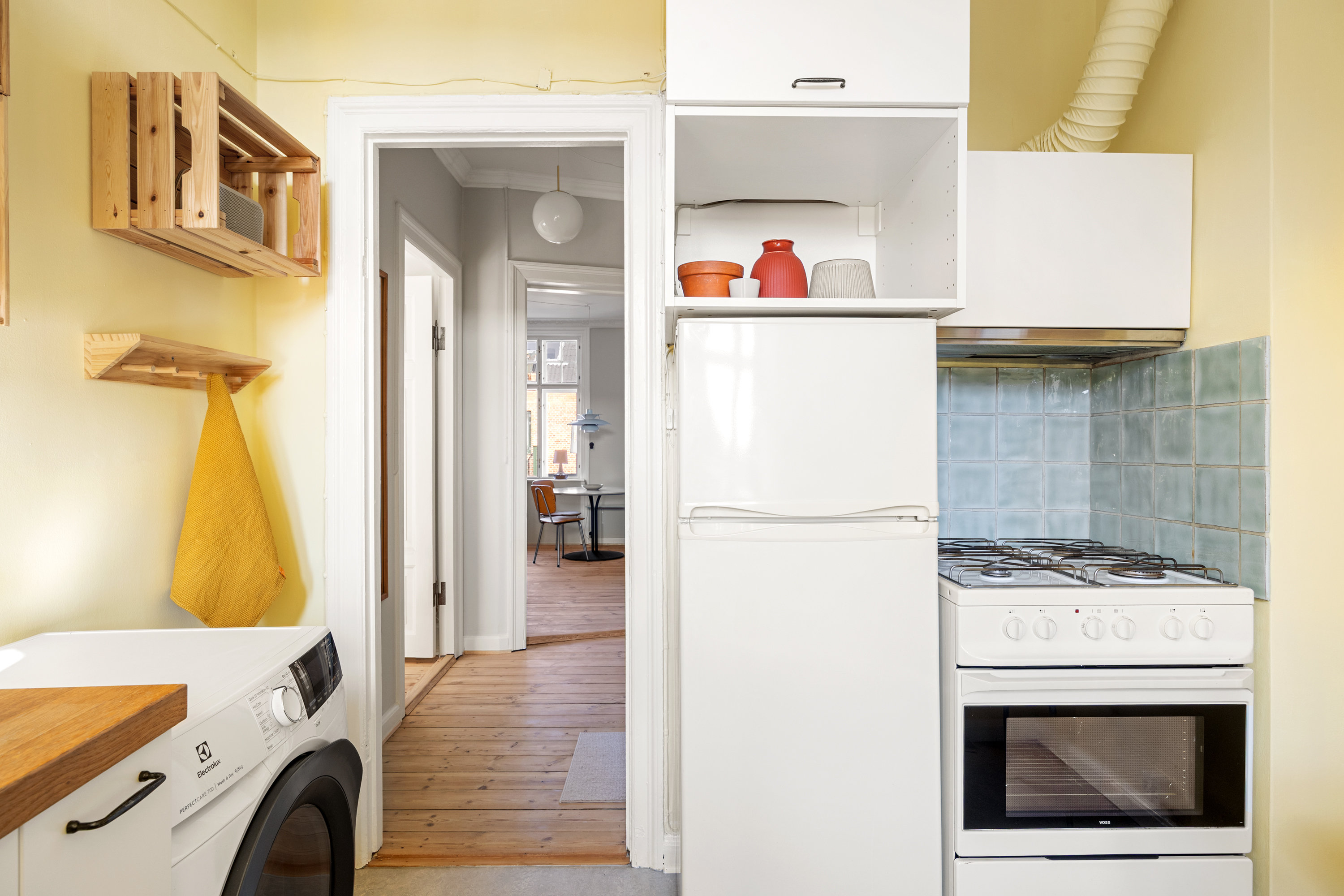 Fremhævet køkken billede i fuldskærmstilstand. Billede af Fenrisgade 2, 4. th., 2200 København N