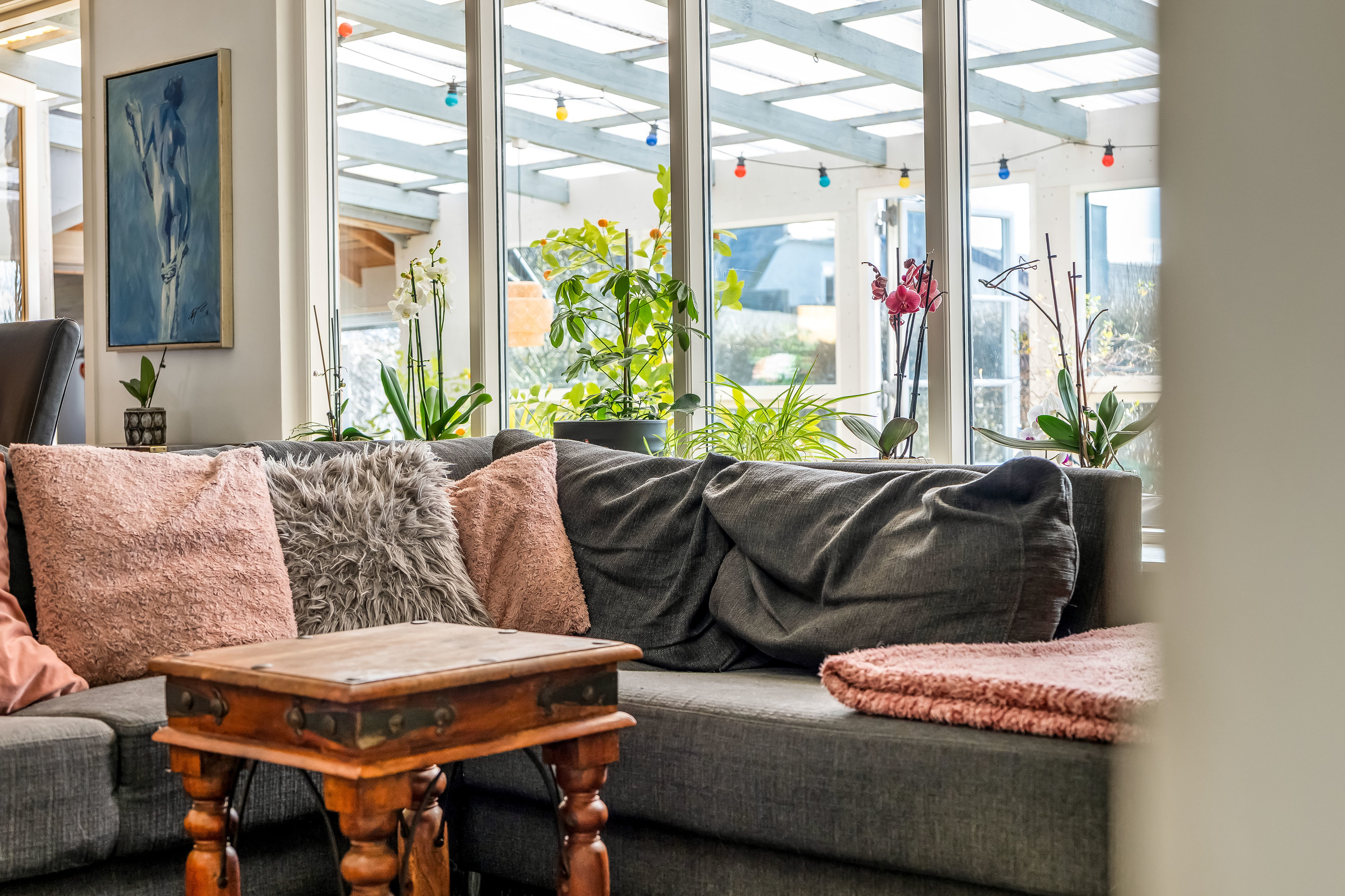 Fremhævet stue billede i fuldskærmstilstand. Billede af Lyngevej 10, Uvelse, 3550 Slangerup