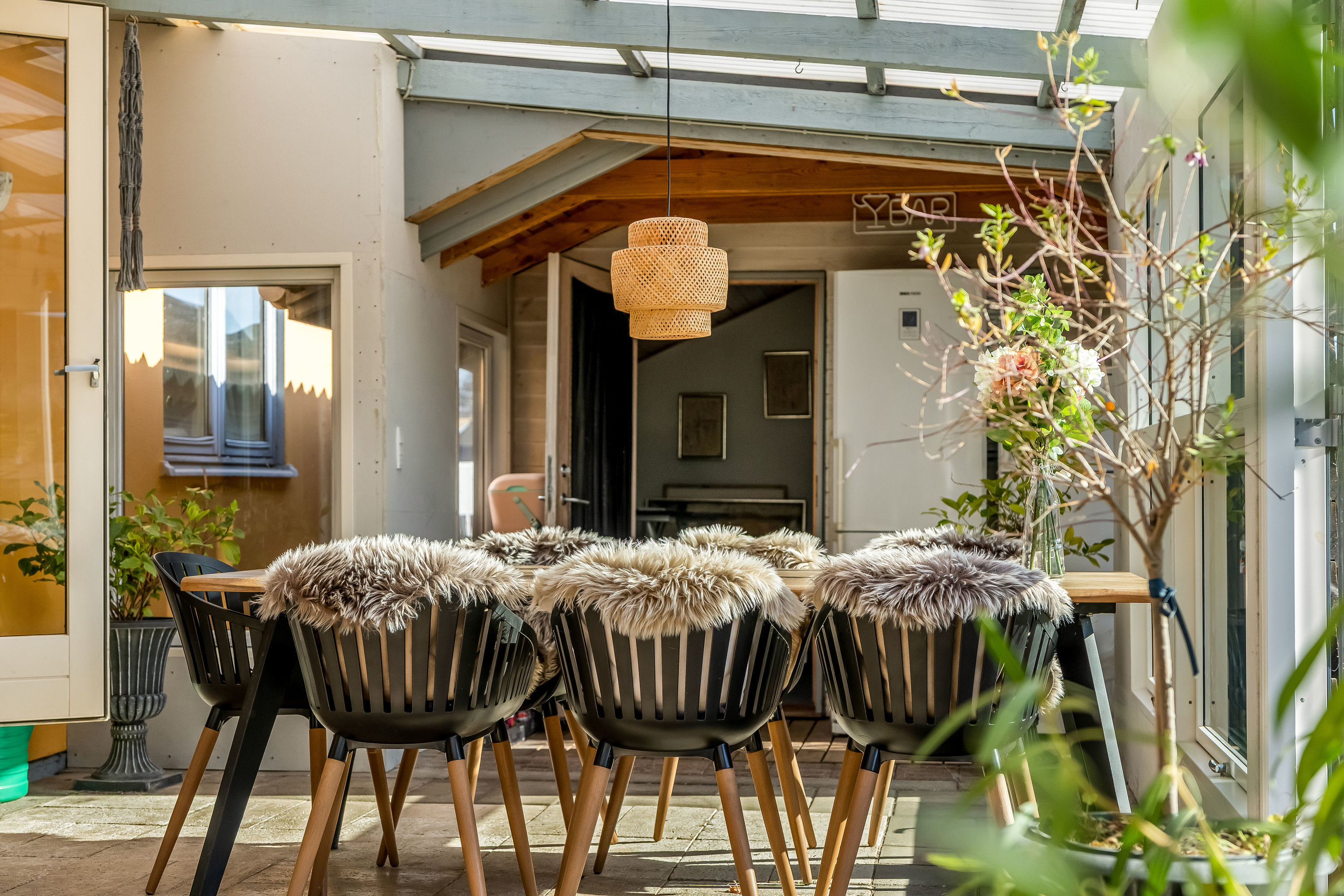 Fremhævet terrasse billede i fuldskærmstilstand. Billede af Lyngevej 10, Uvelse, 3550 Slangerup