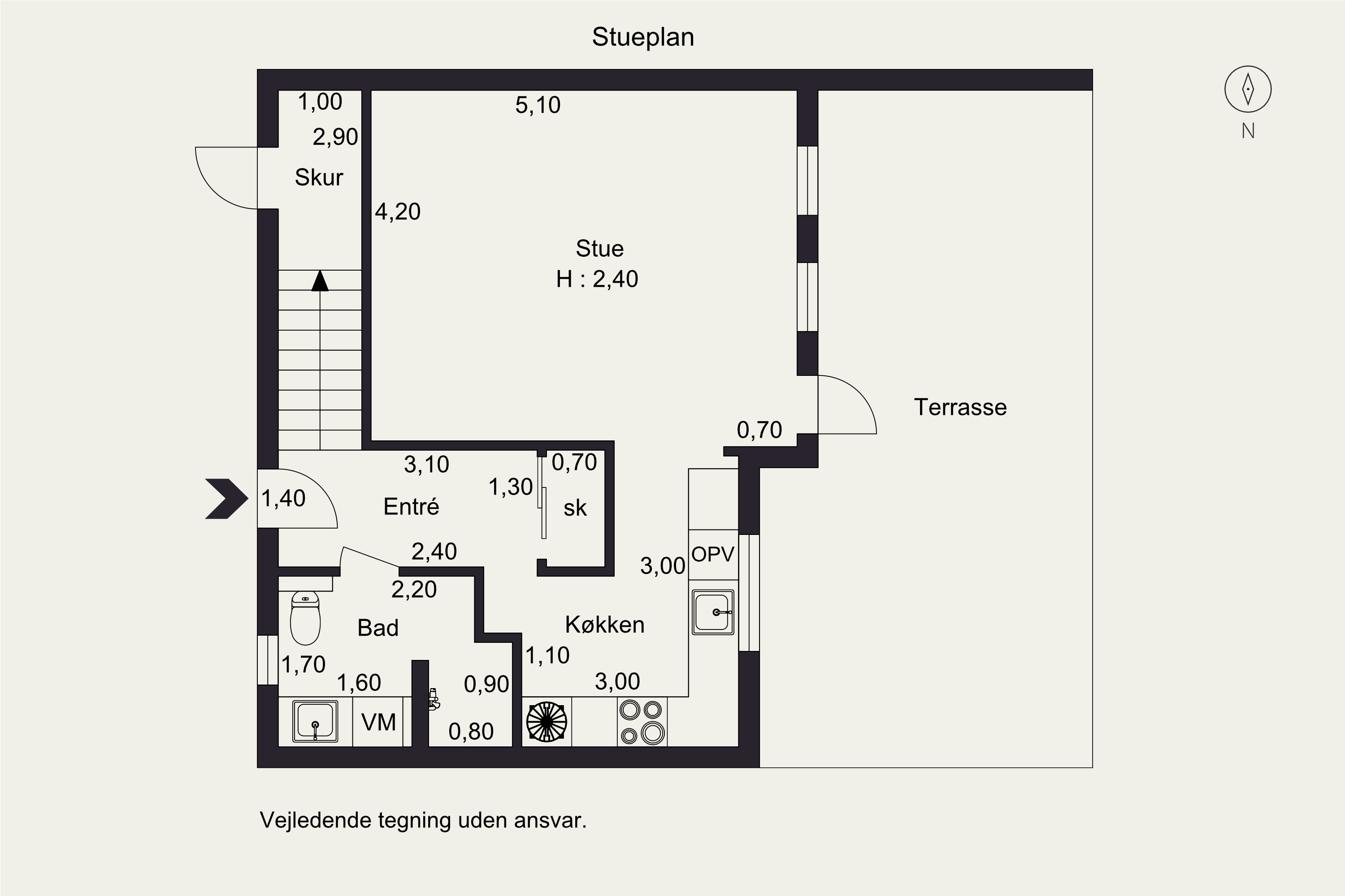 Plantegninger billede af Mariesvej 17, 7000 Fredericia