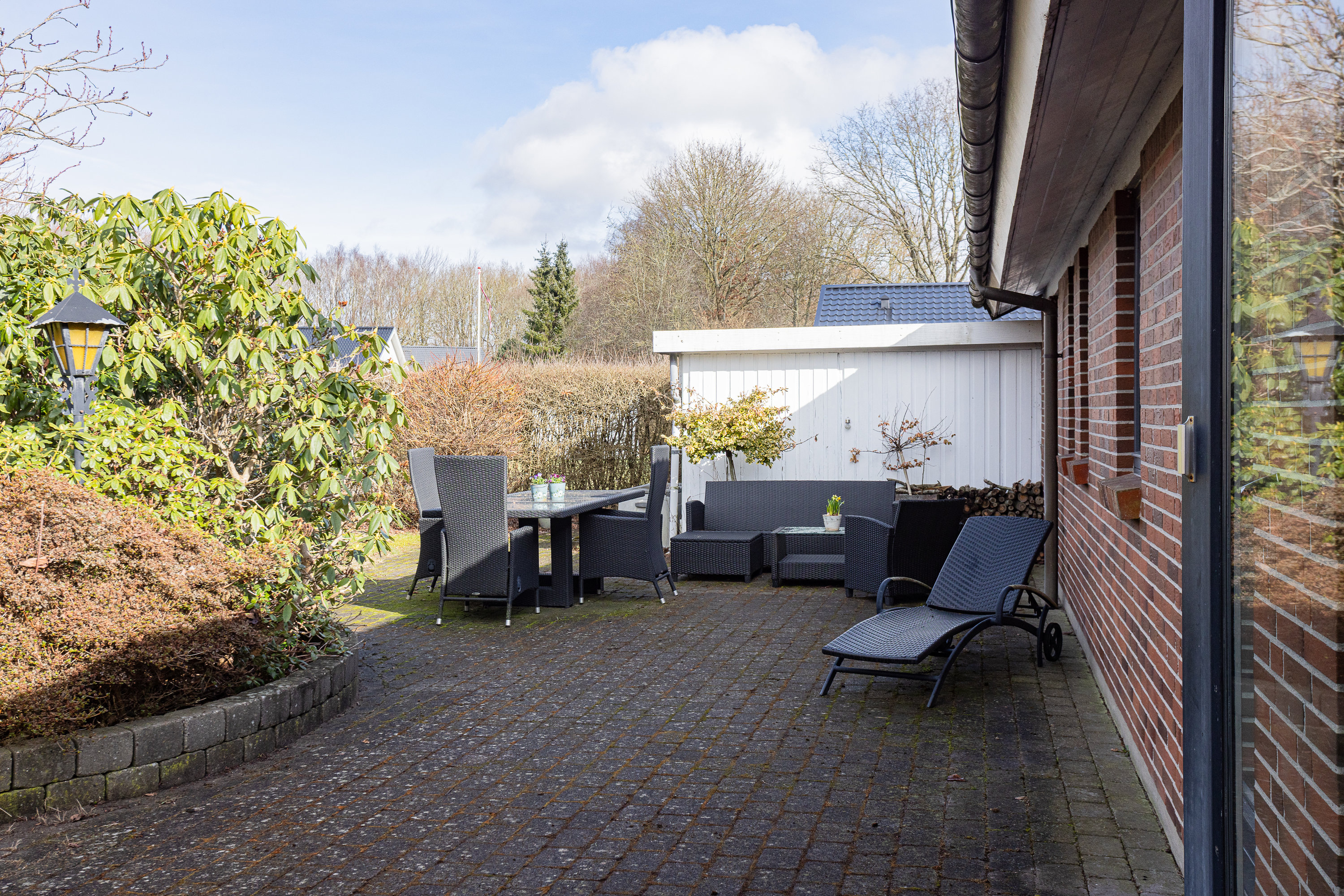 Fremhævet terrasse billede i fuldskærmstilstand. Billede af Karlskronavej 8, 8600 Silkeborg