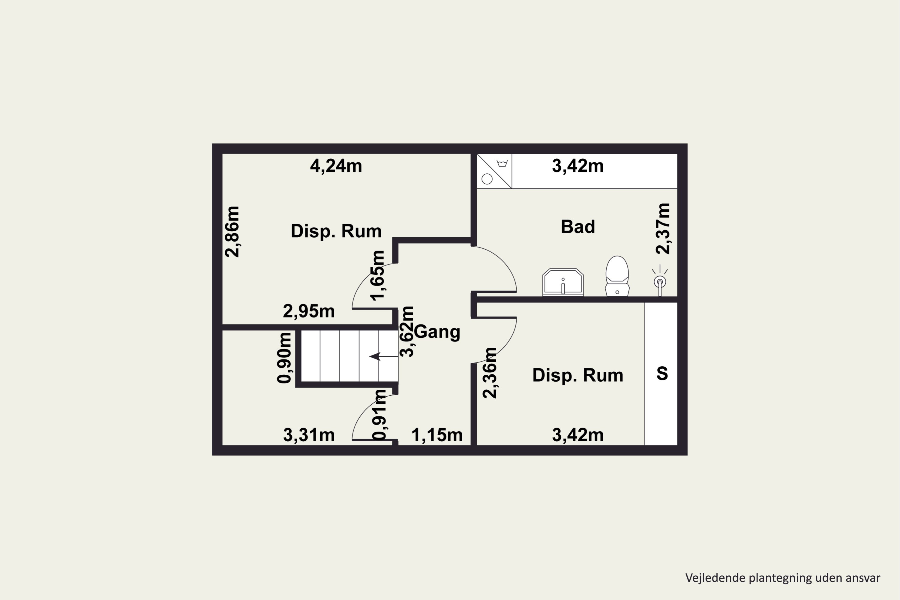 Plantegninger billede af Gåsebakken 10, Ugelbølle, 8410 Rønde