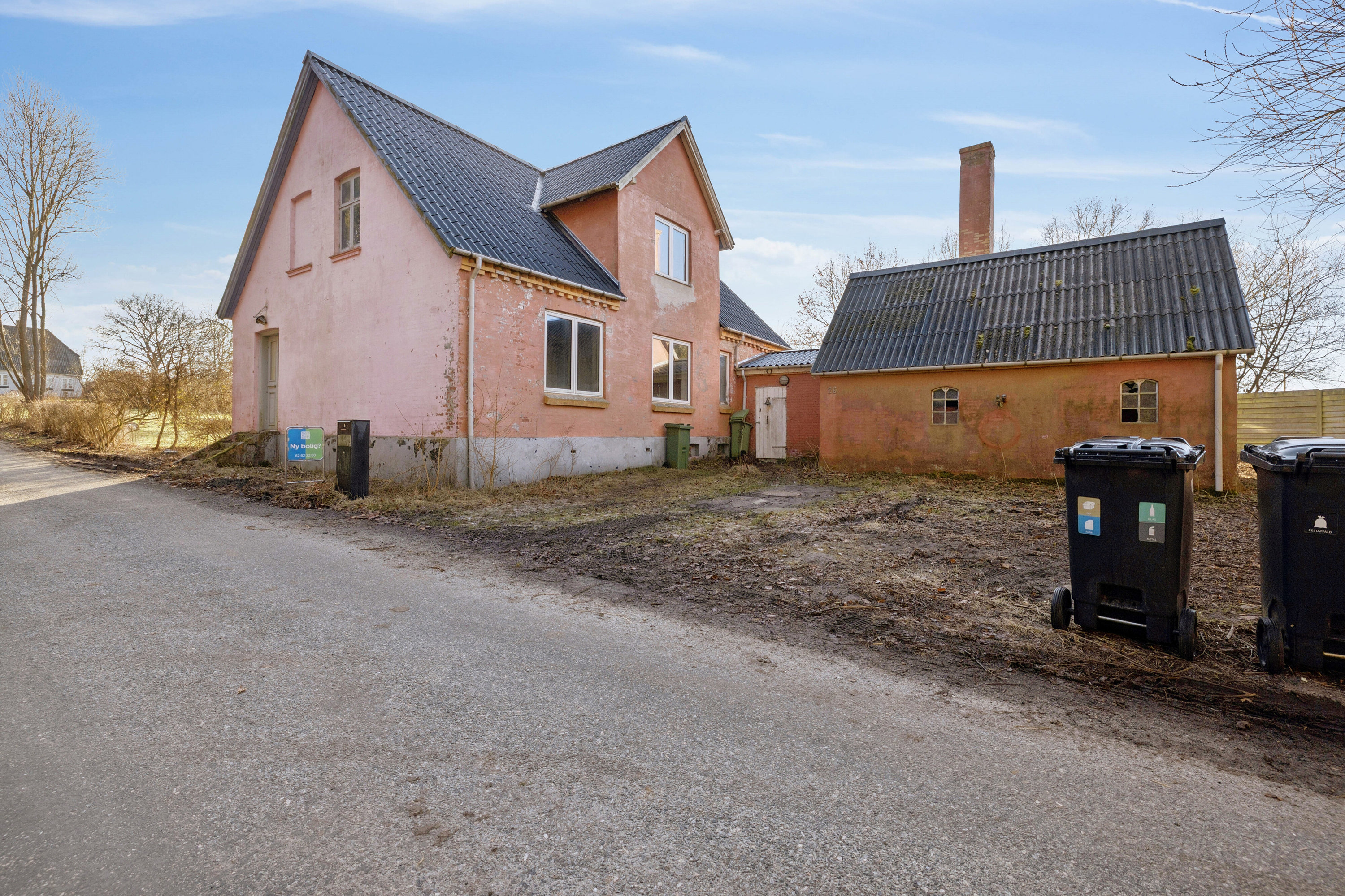 Fremhævet set fra vejen billede i fuldskærmstilstand. Billede af Tingskovvej 26, Espe, 5750 Ringe