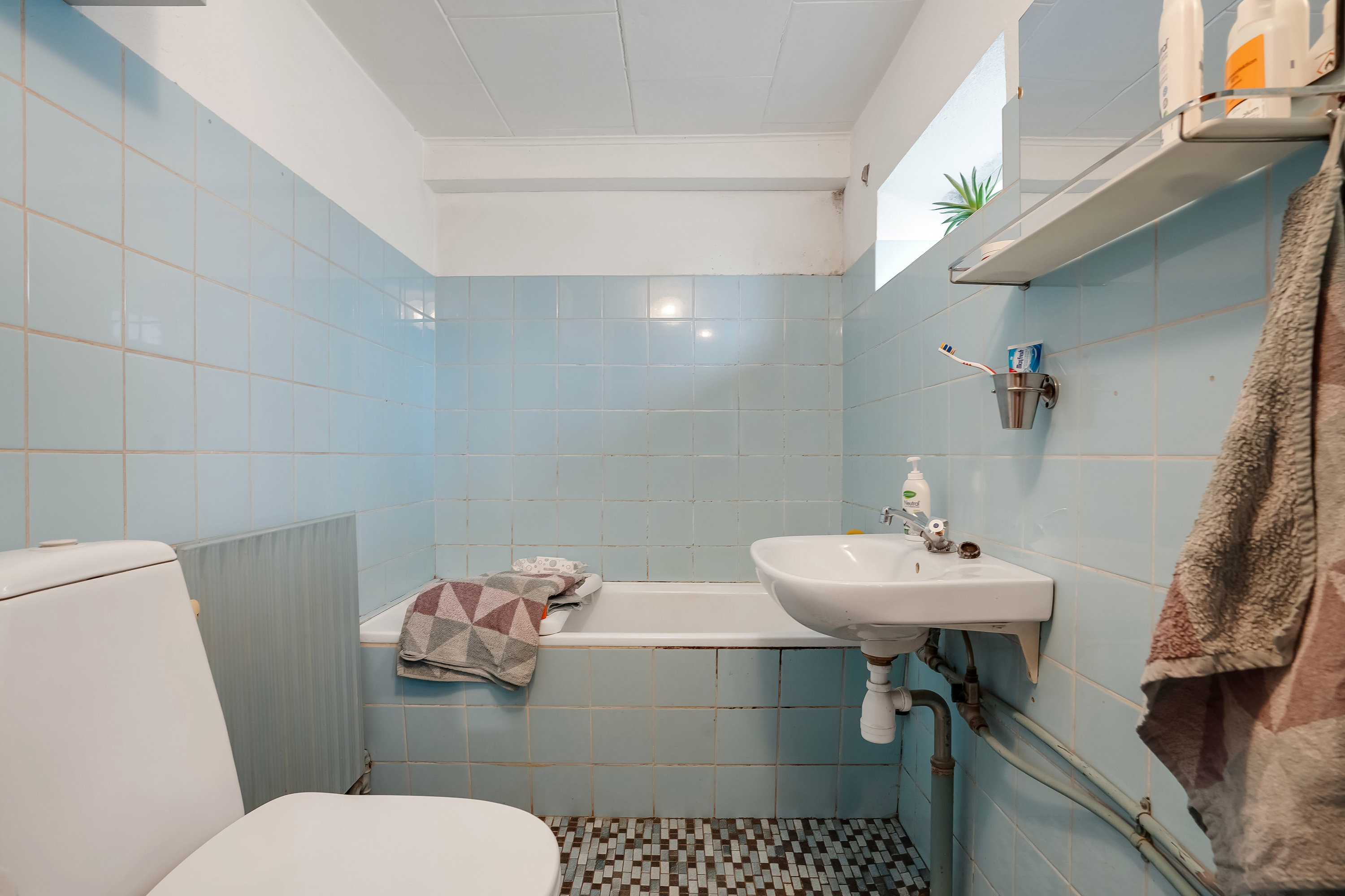 Fremhævet badeværelse billede i fuldskærmstilstand. Billede af Pindebakken 11, Addit, 8740 Brædstrup