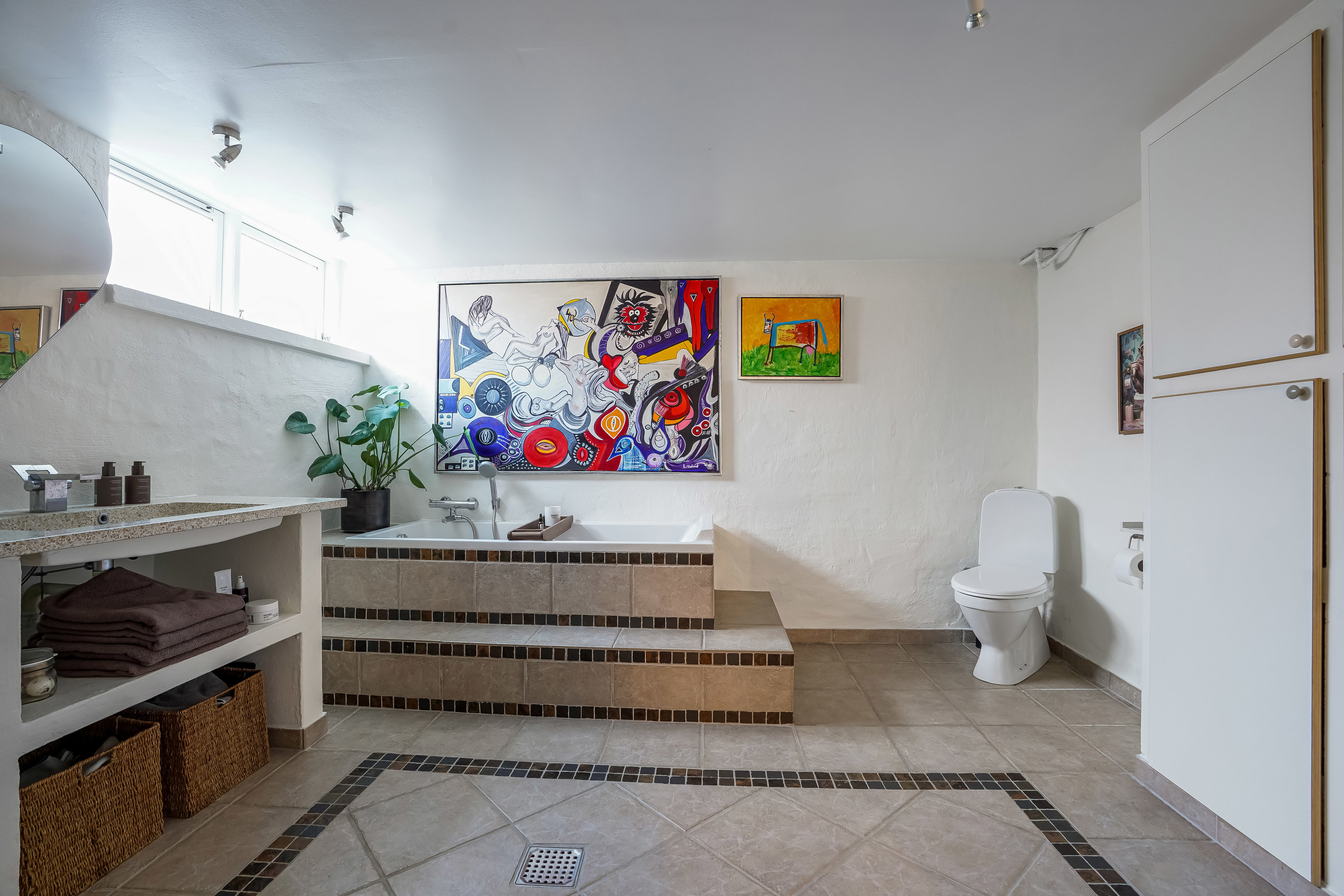 Fremhævet badeværelse billede i fuldskærmstilstand. Billede af Vinkelvej 2B, 8740 Brædstrup