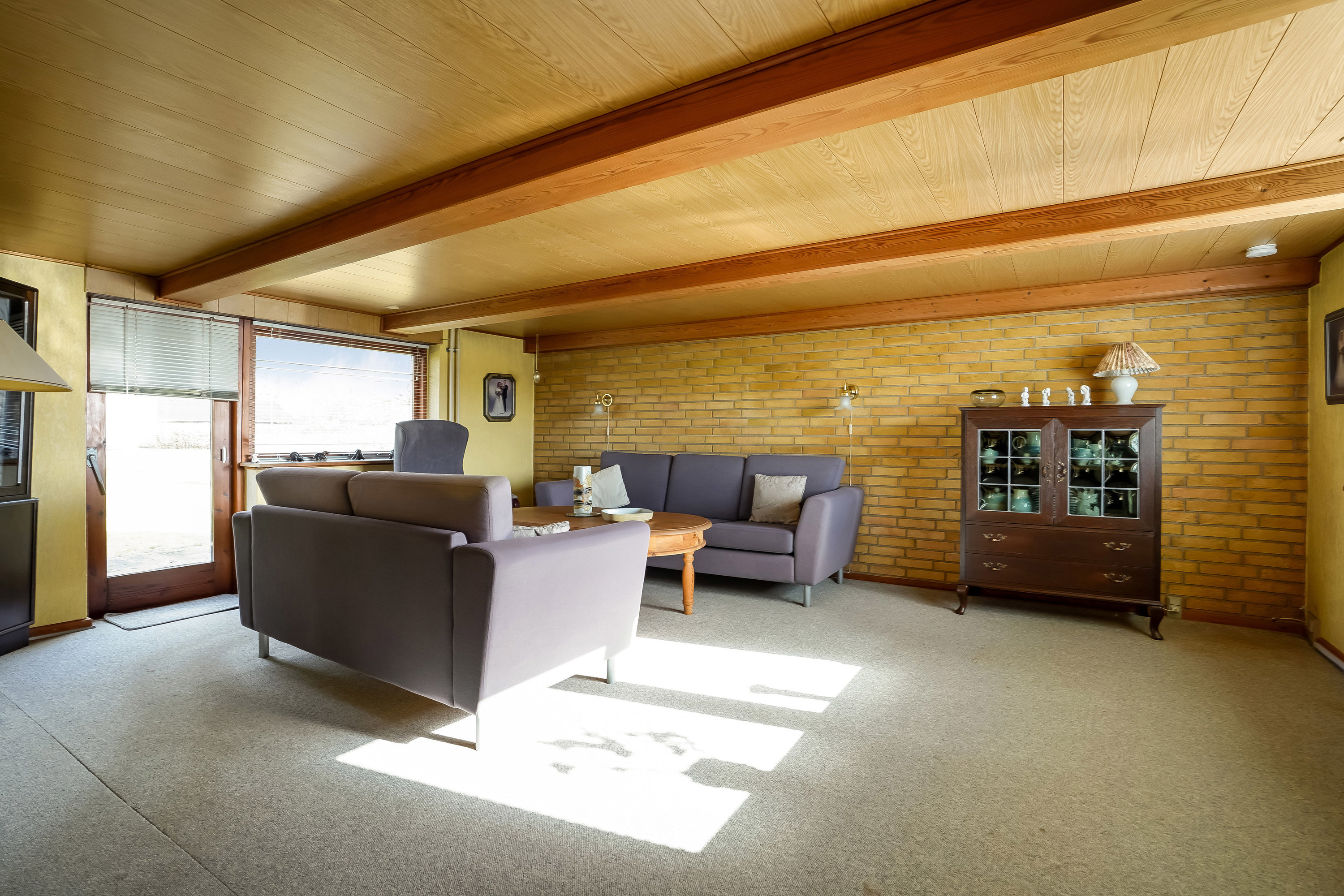 Fremhævet stue billede i fuldskærmstilstand. Billede af Pindebakken 11, Addit, 8740 Brædstrup