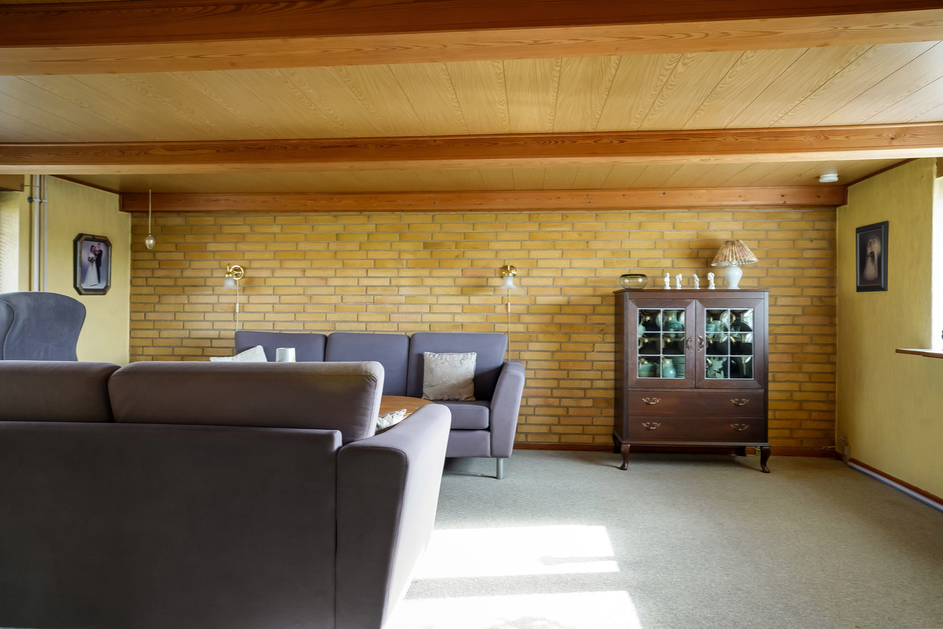 Fremhævet stue billede i fuldskærmstilstand. Billede af Pindebakken 11, Addit, 8740 Brædstrup