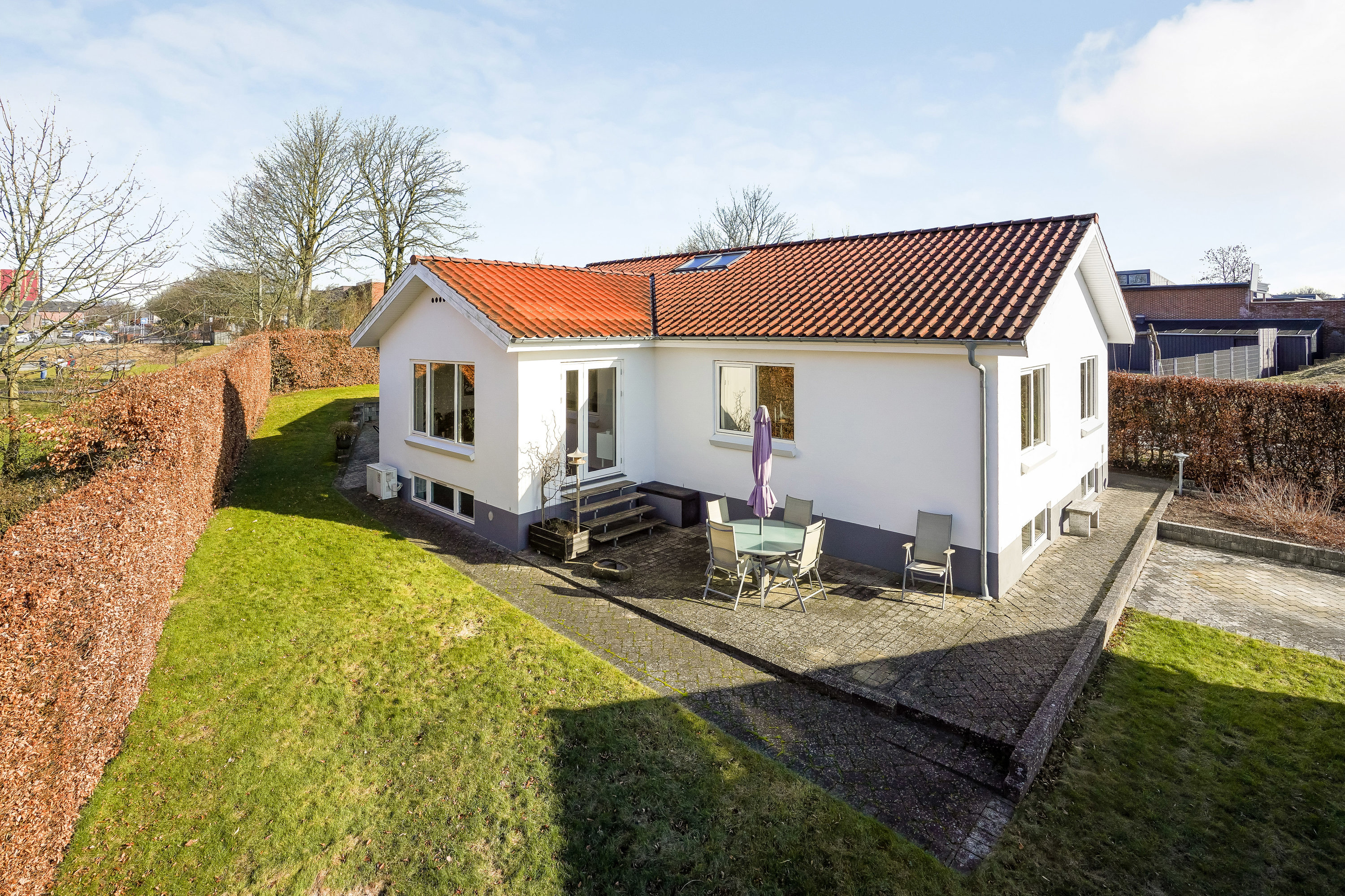 Fremhævet ejendommen billede i fuldskærmstilstand. Billede af Vinkelvej 2B, 8740 Brædstrup